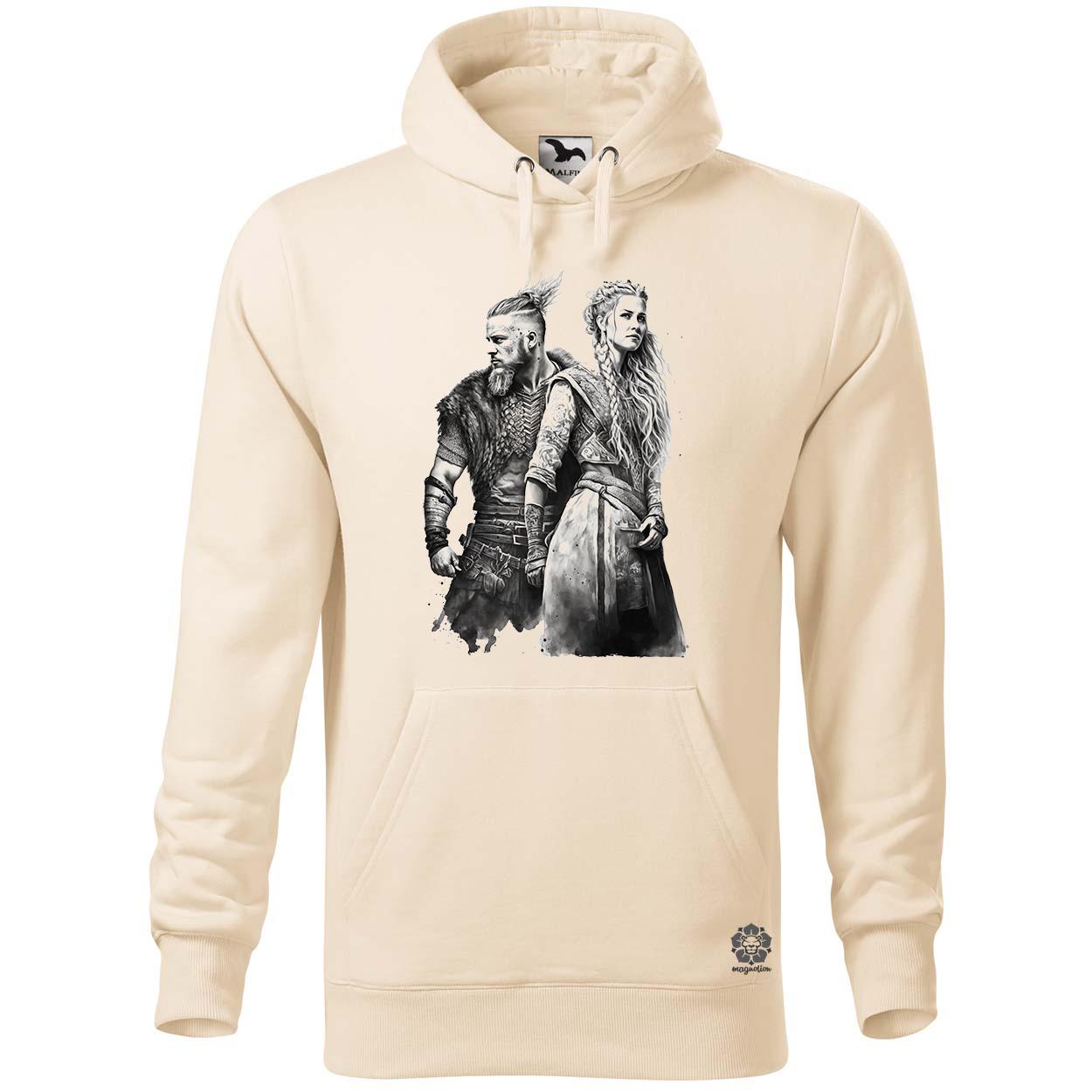 Ragnar és Lagertha v2 egyedi  pulóver 