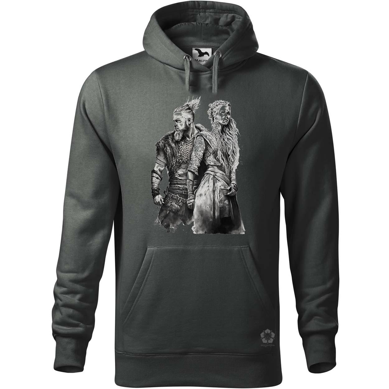 Ragnar és Lagertha v2 egyedi  pulóver 