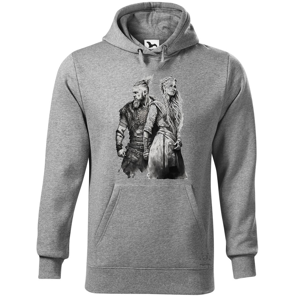 Ragnar és Lagertha v2 egyedi  pulóver 