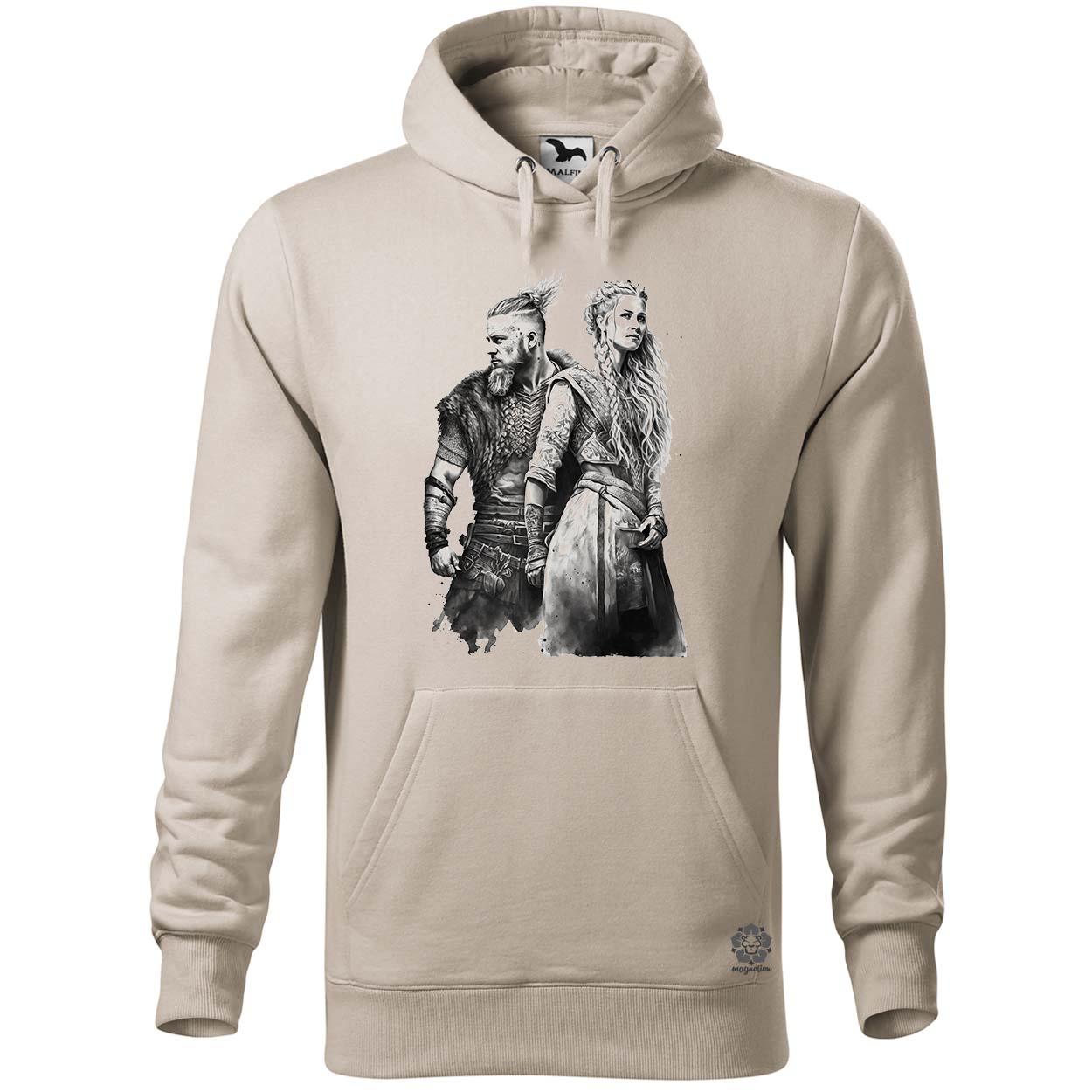 Ragnar és Lagertha v2 egyedi  pulóver 