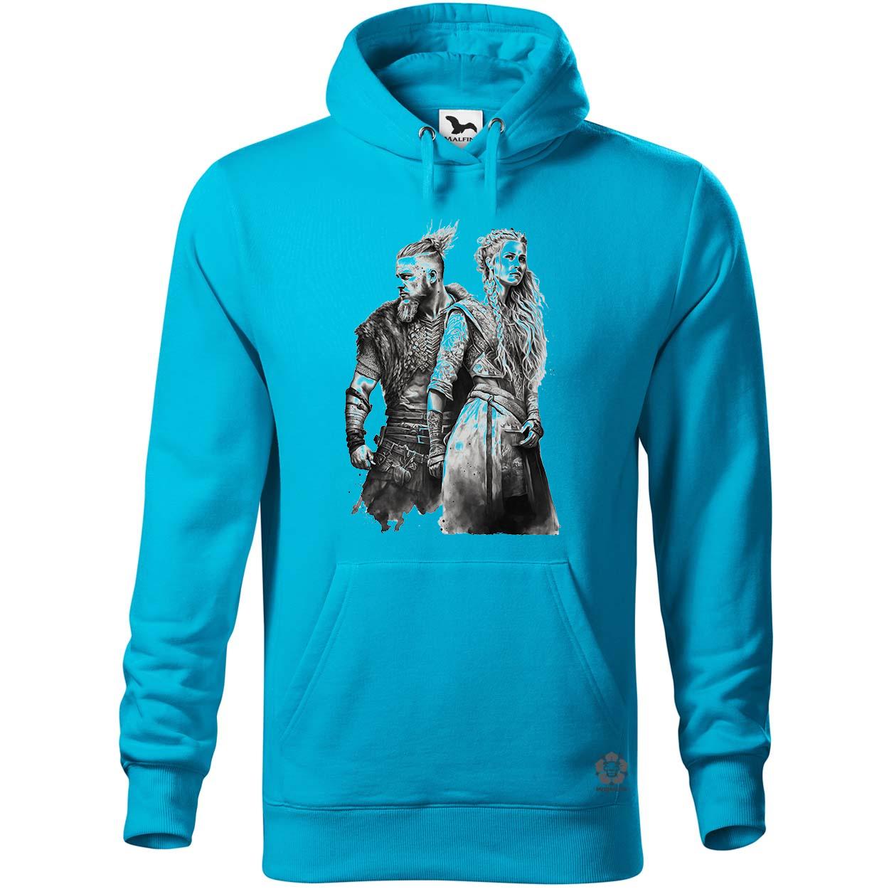 Ragnar és Lagertha v2 egyedi  pulóver 
