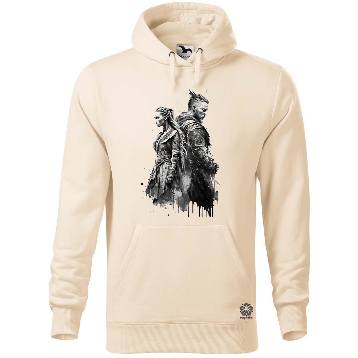 Ragnar és Lagertha v9 egyedi  pulóver 