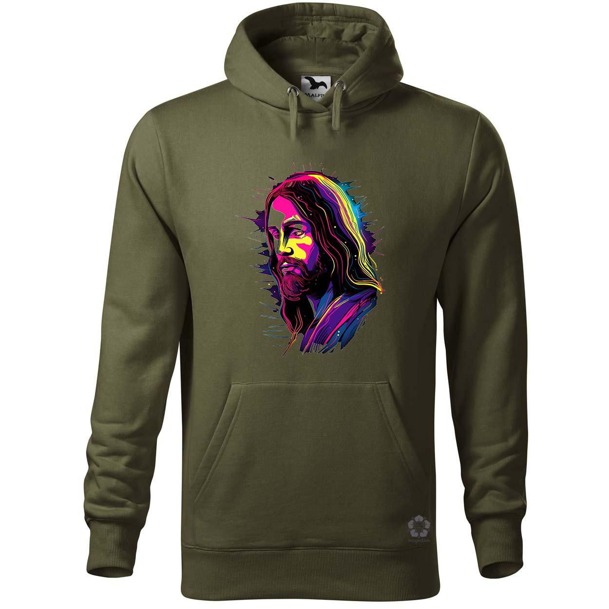Retró neon Jézus v1 egyedi  pulóver 