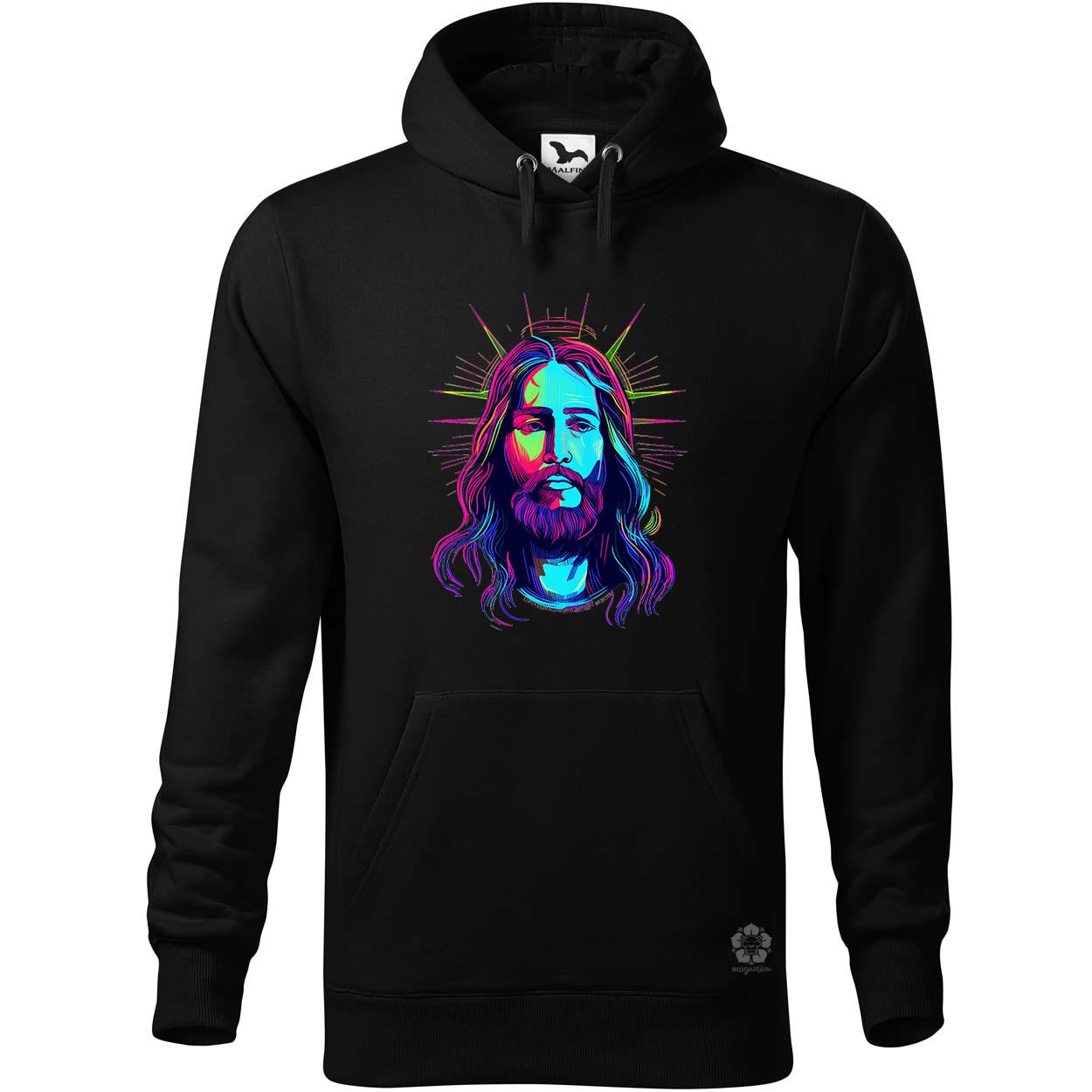 Retró neon Jézus v2 egyedi  pulóver 