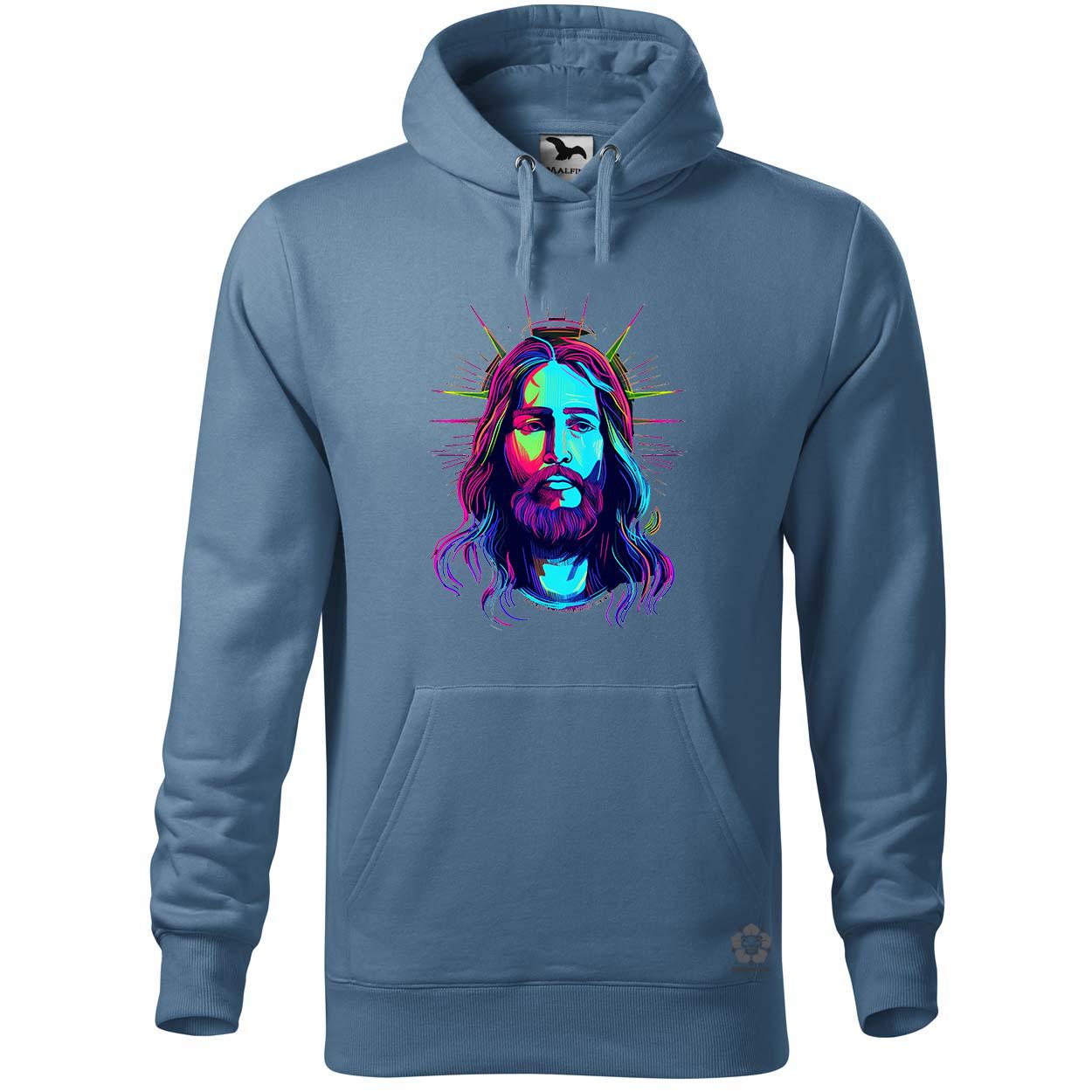Retró neon Jézus v2 egyedi  pulóver 