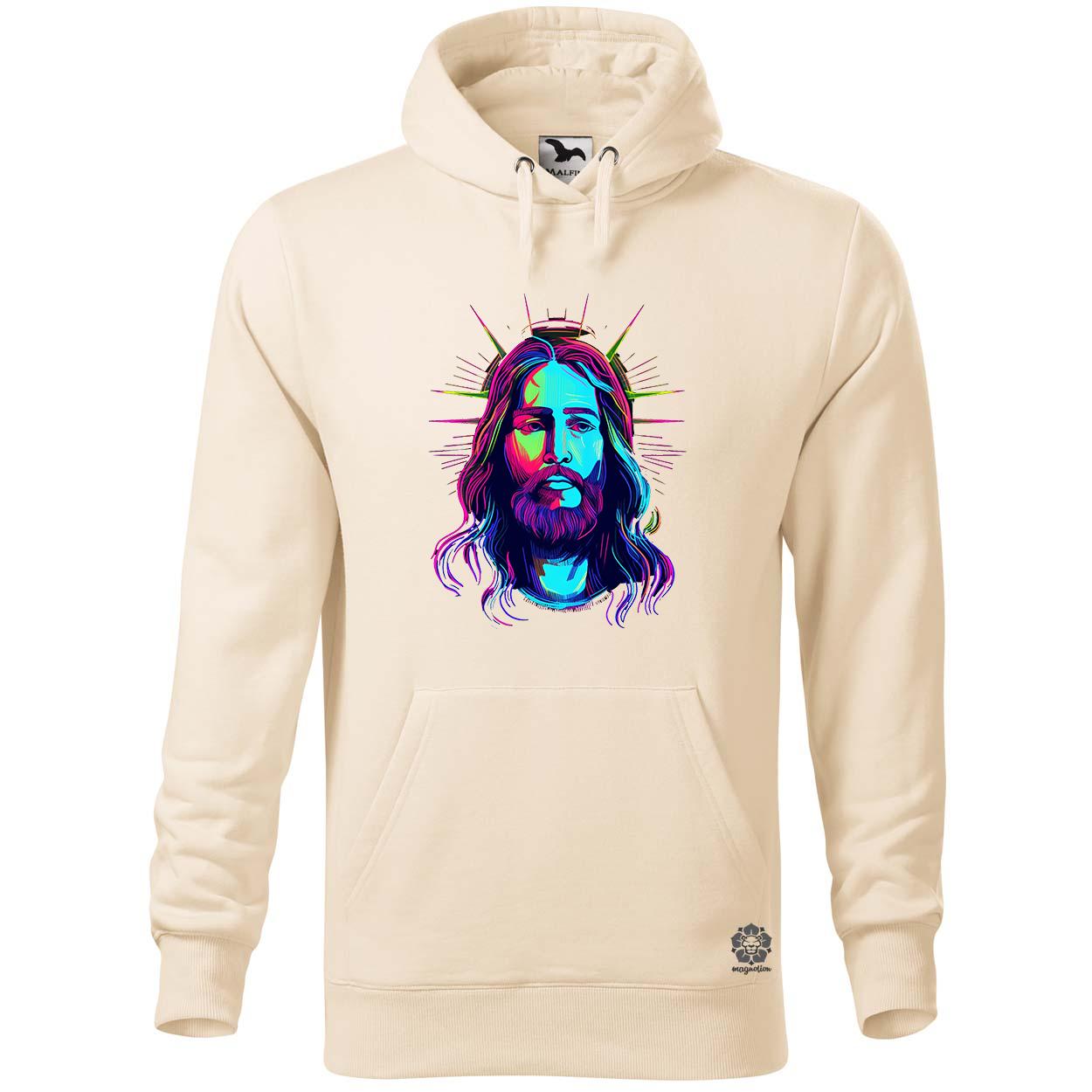 Retró neon Jézus v2 egyedi  pulóver 