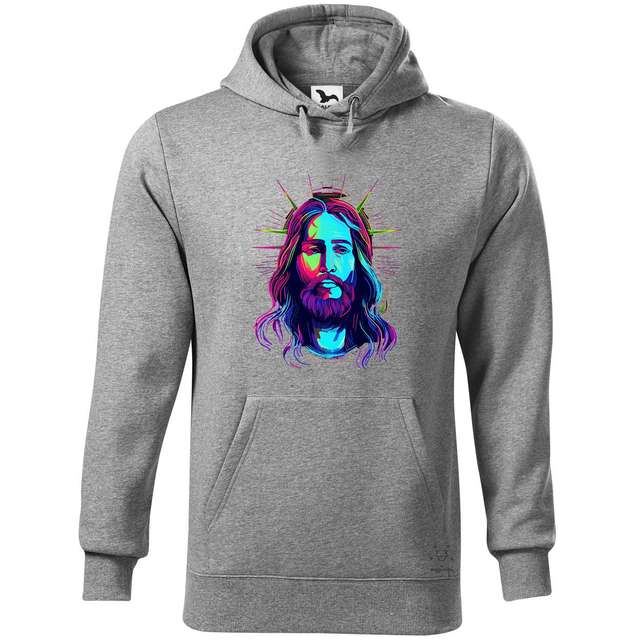 Retró neon Jézus v2 egyedi  pulóver 