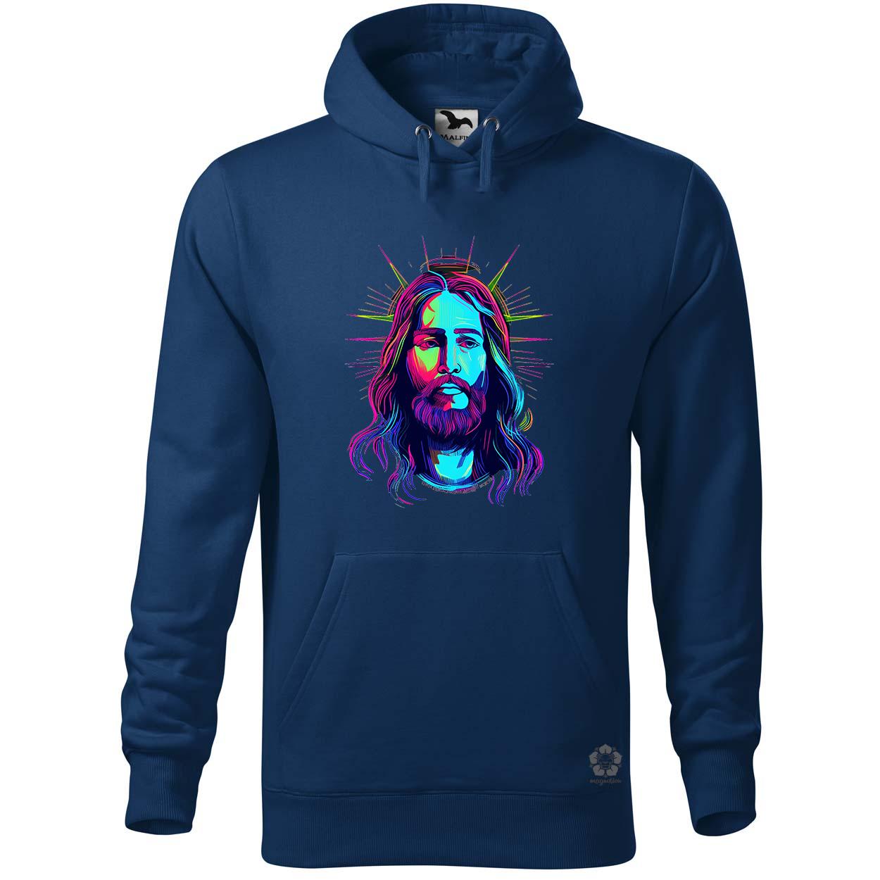 Retró neon Jézus v2 egyedi  pulóver 