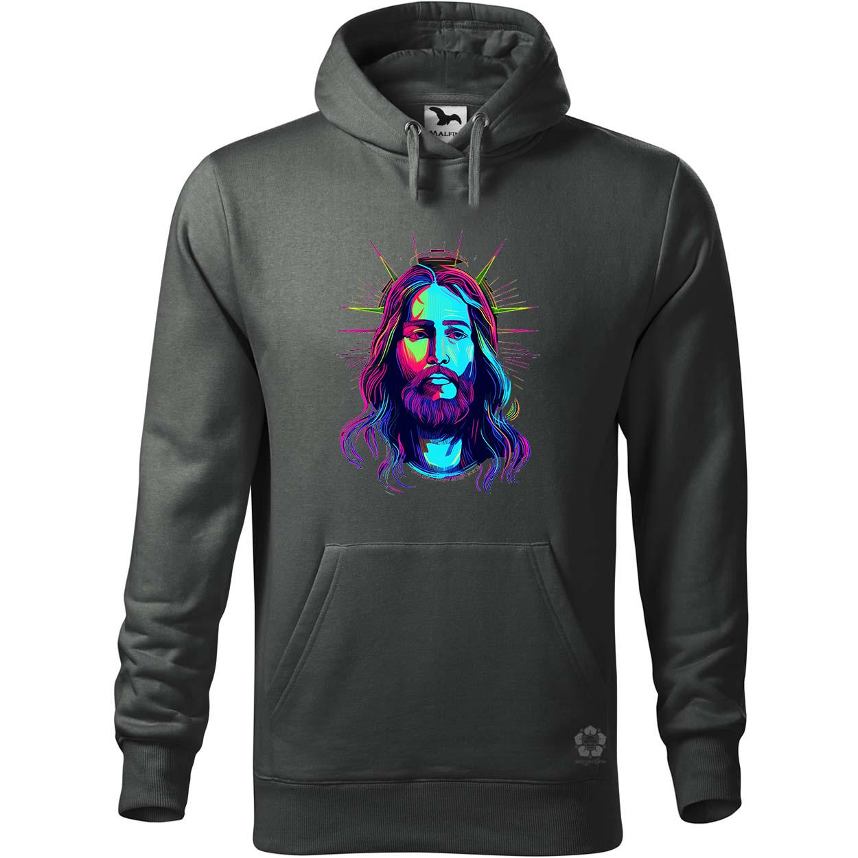 Retró neon Jézus v2 egyedi  pulóver 
