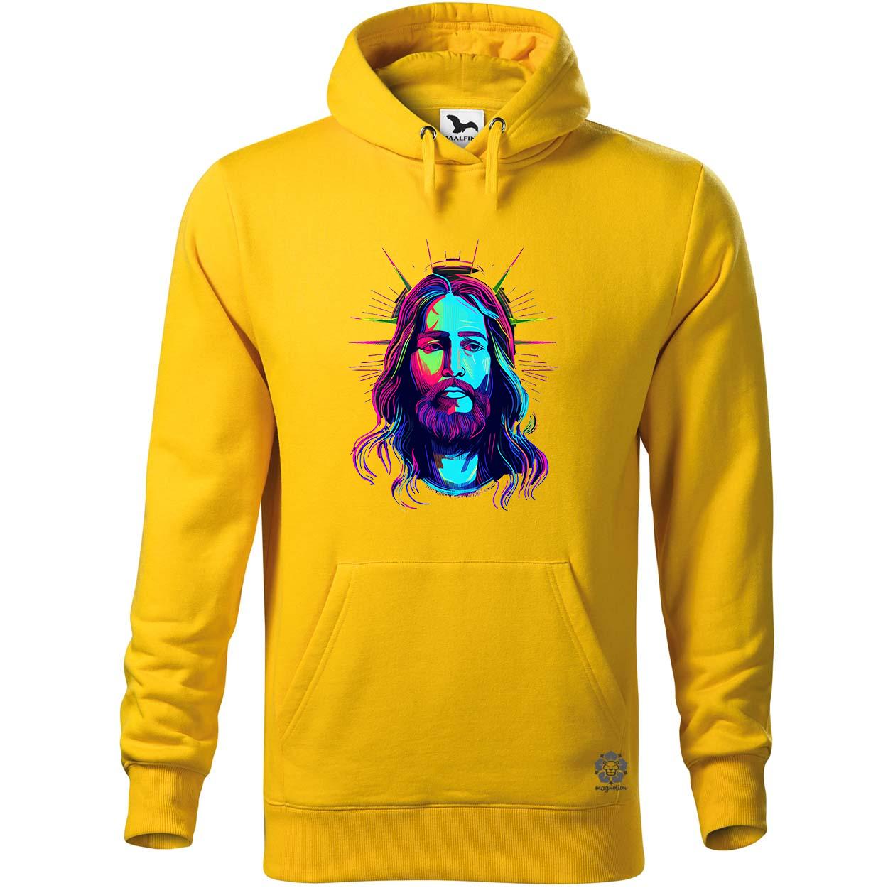 Retró neon Jézus v2 egyedi  pulóver 