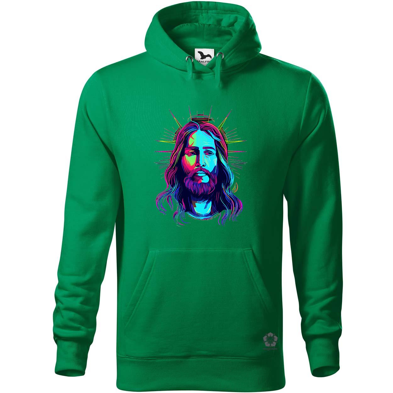 Retró neon Jézus v2 egyedi  pulóver 