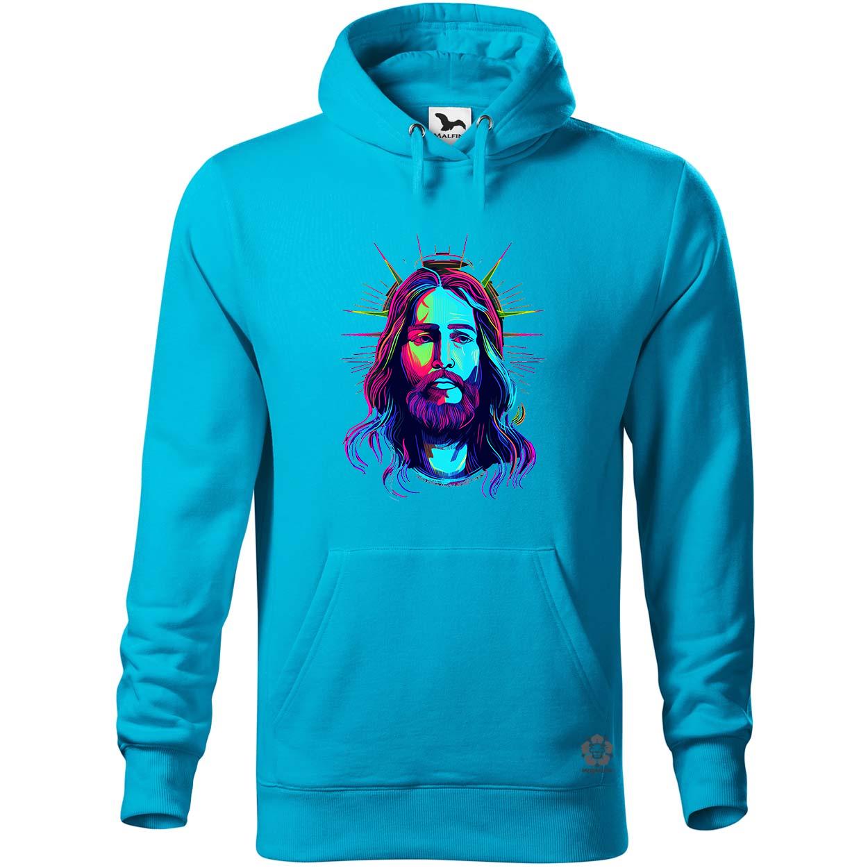 Retró neon Jézus v2 egyedi  pulóver 