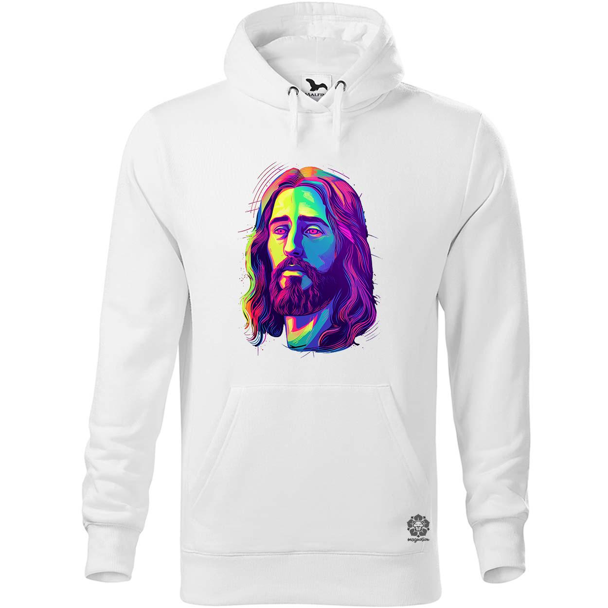 Retró neon Jézus v3 egyedi  pulóver 