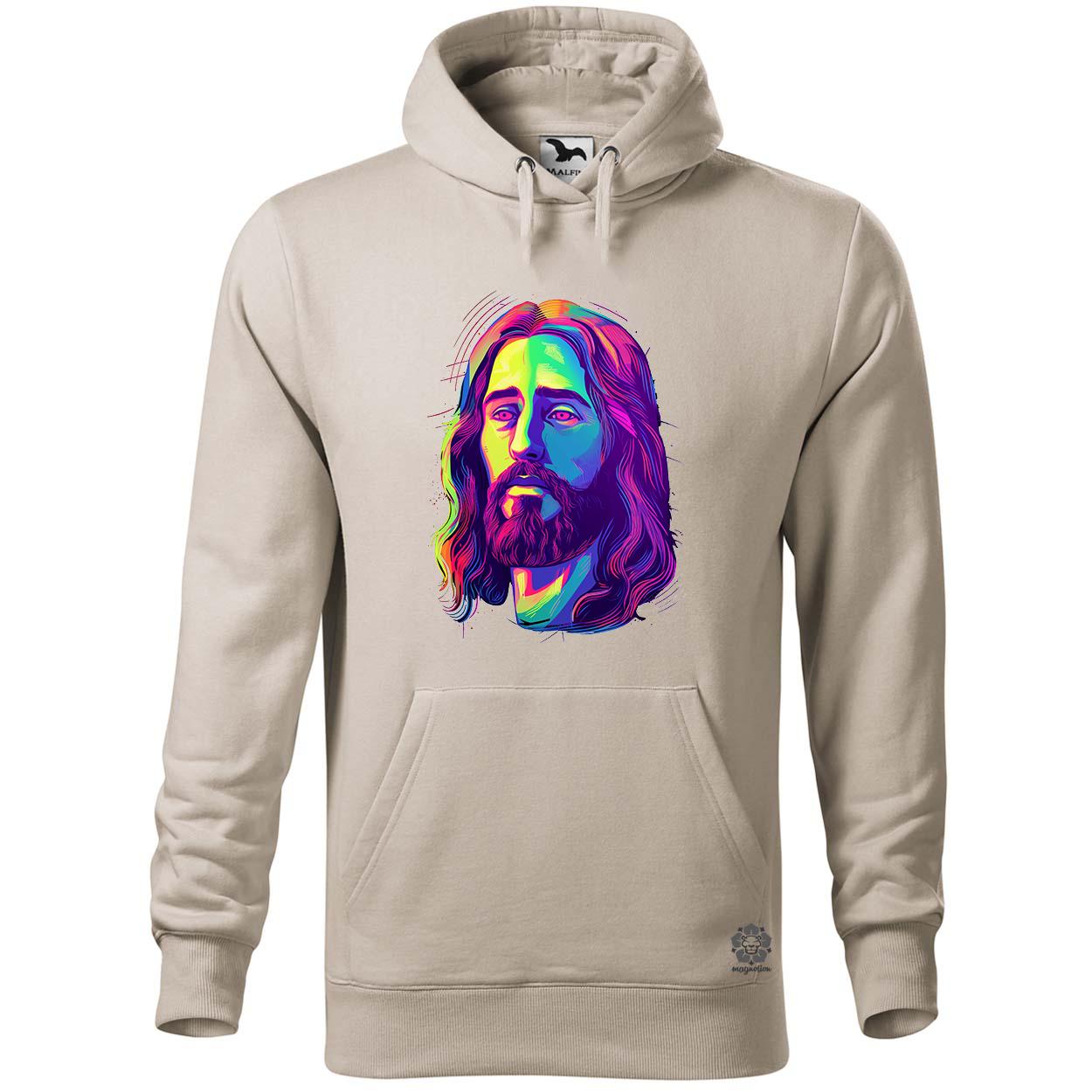 Retró neon Jézus v3 egyedi  pulóver 