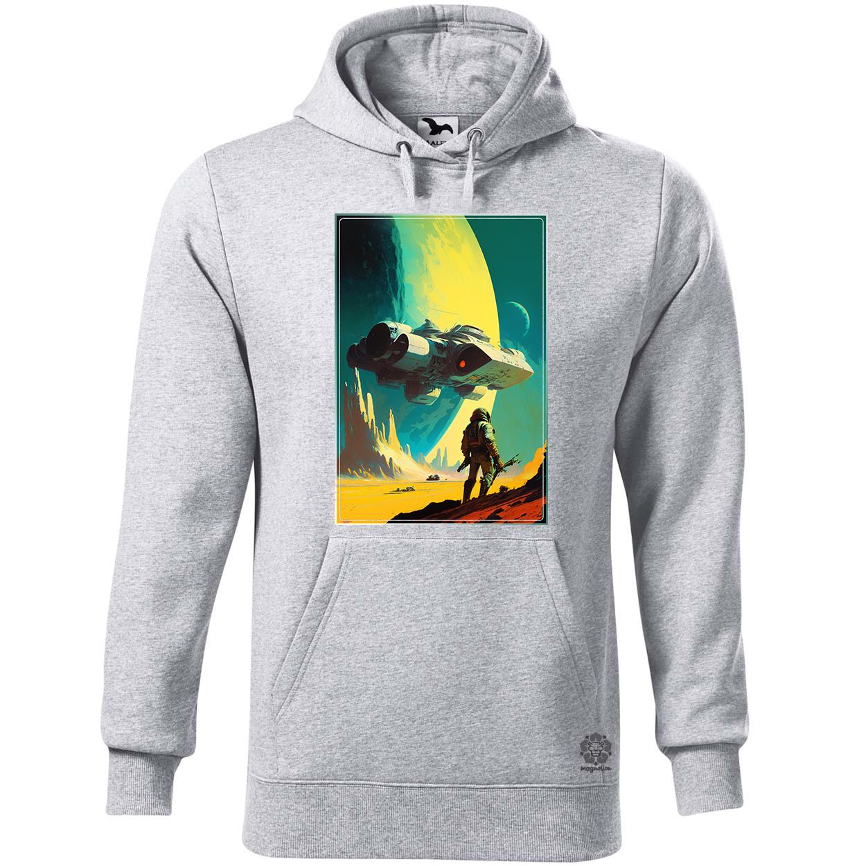 Retró sci-fi v1 egyedi  pulóver 