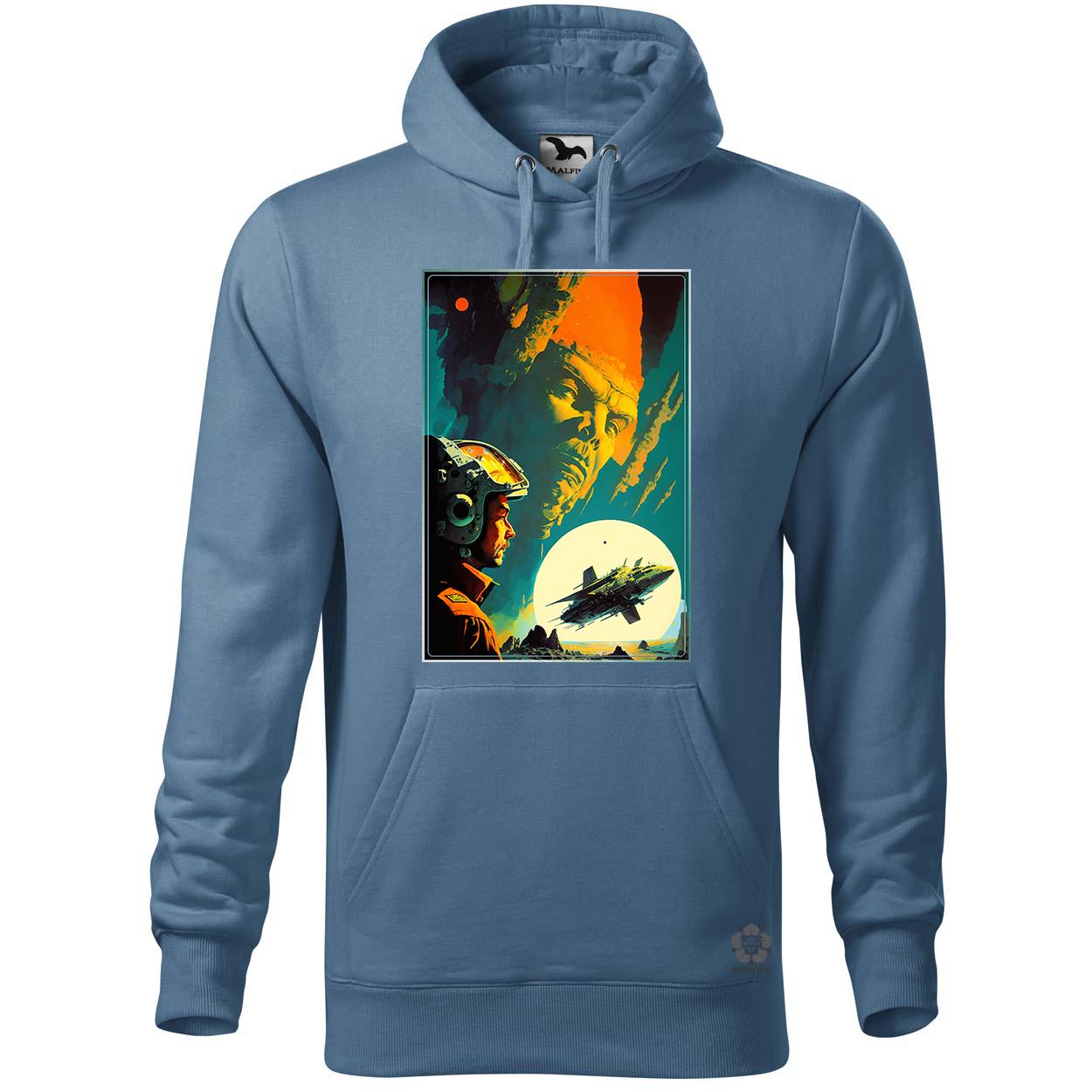Retró sci-fi v5 egyedi  pulóver 