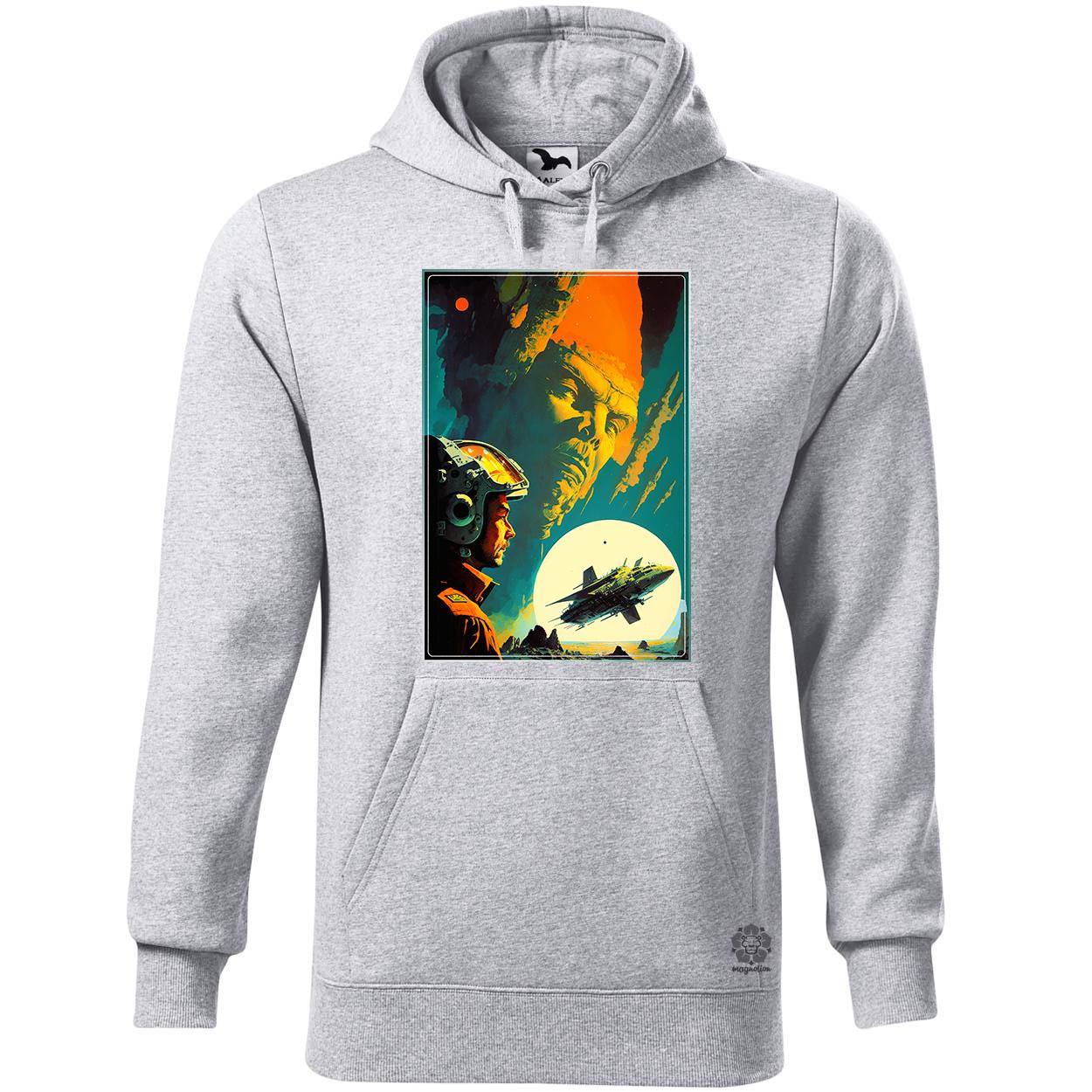 Retró sci-fi v5 egyedi  pulóver 