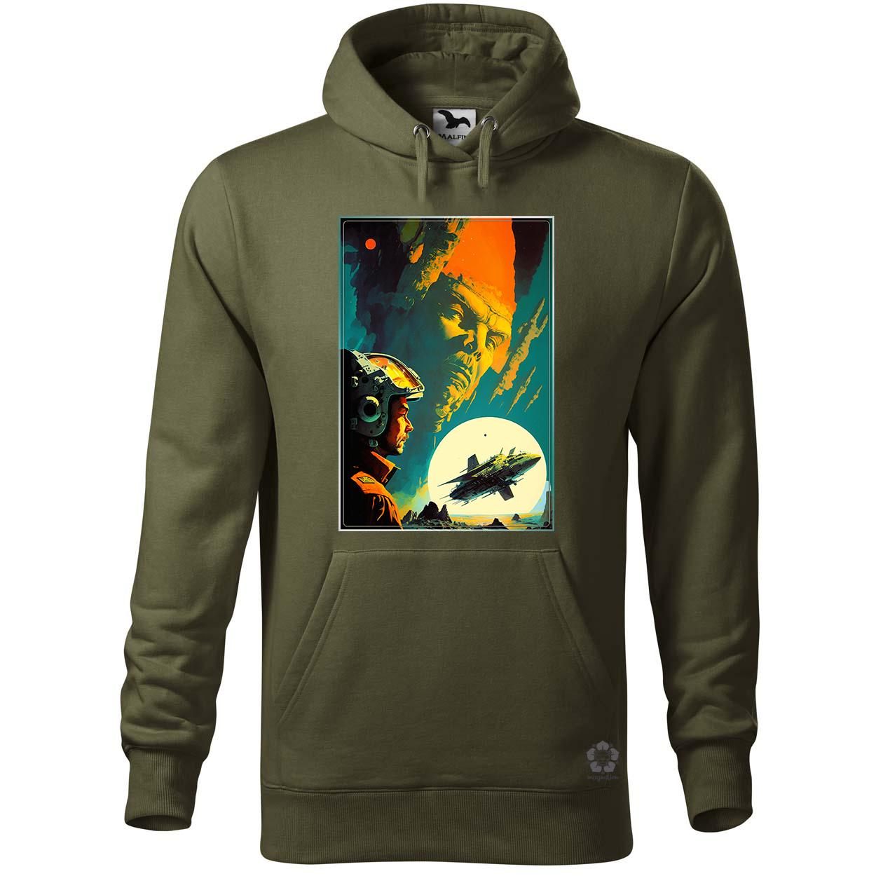 Retró sci-fi v5 egyedi  pulóver 