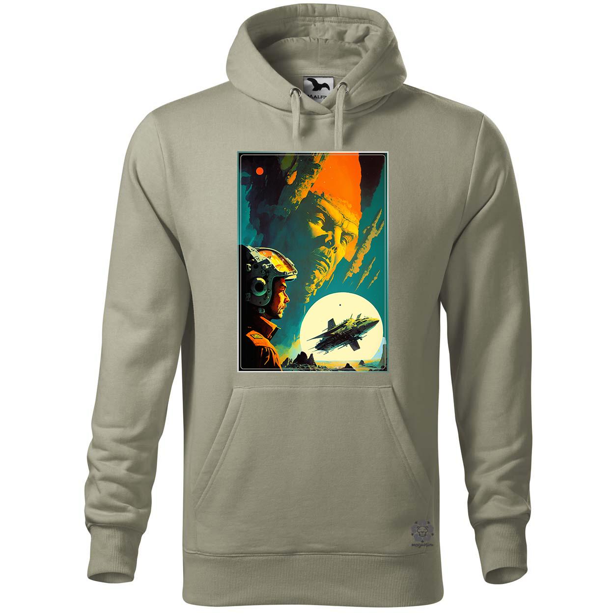 Retró sci-fi v5 egyedi  pulóver 