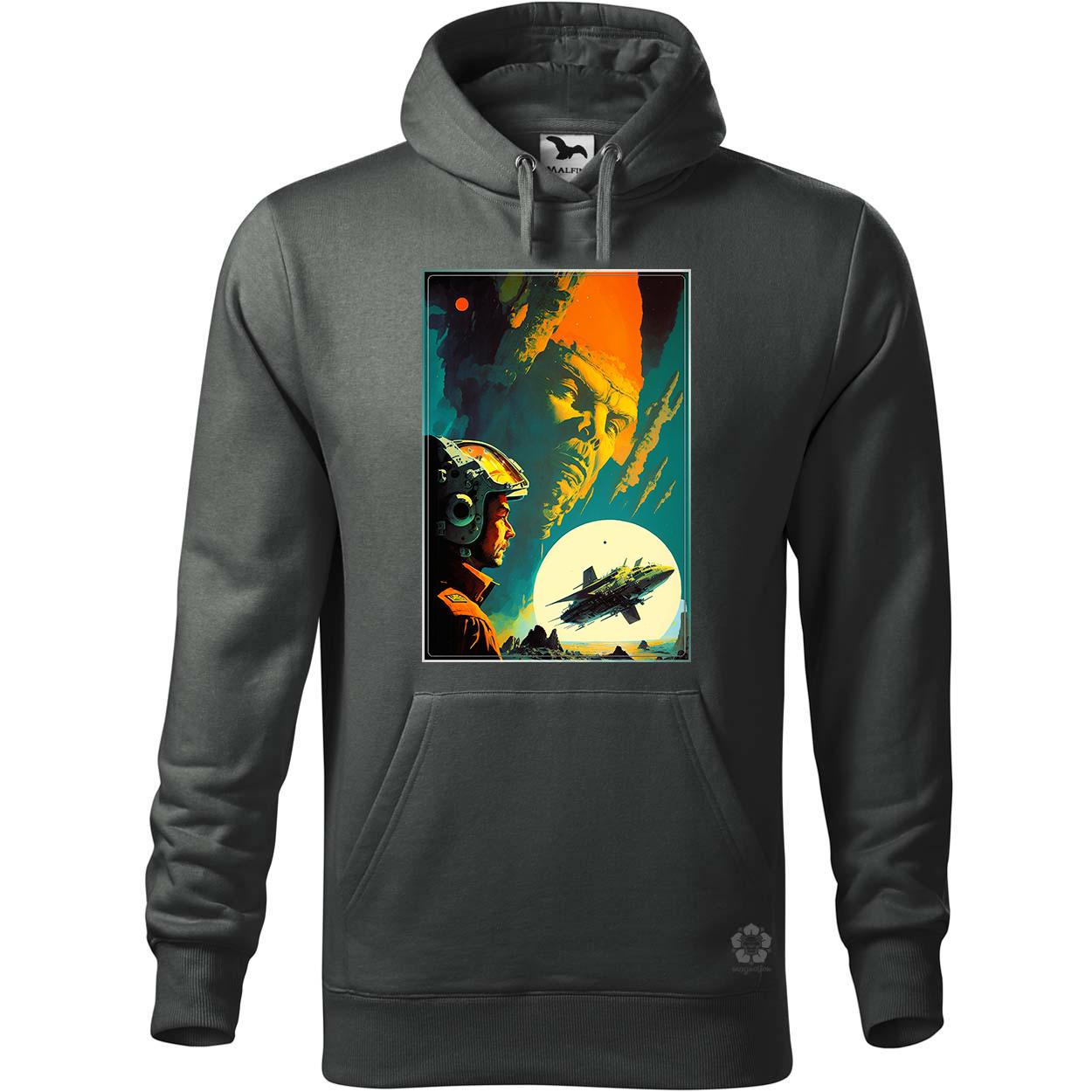Retró sci-fi v5 egyedi  pulóver 