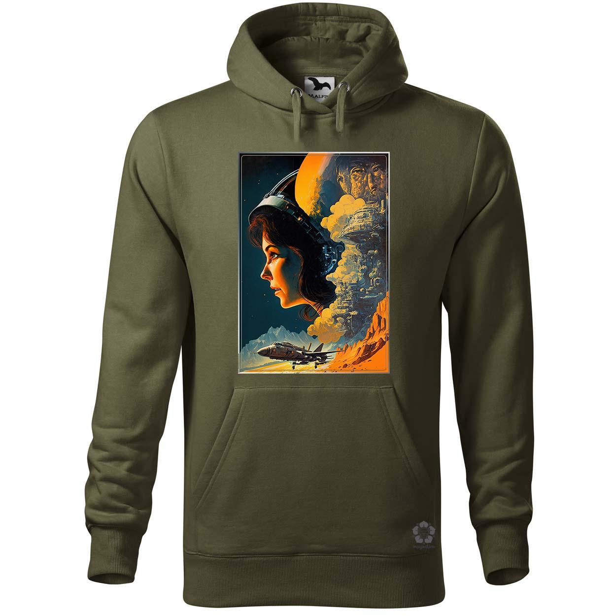 Retró sci-fi v7 egyedi  pulóver 