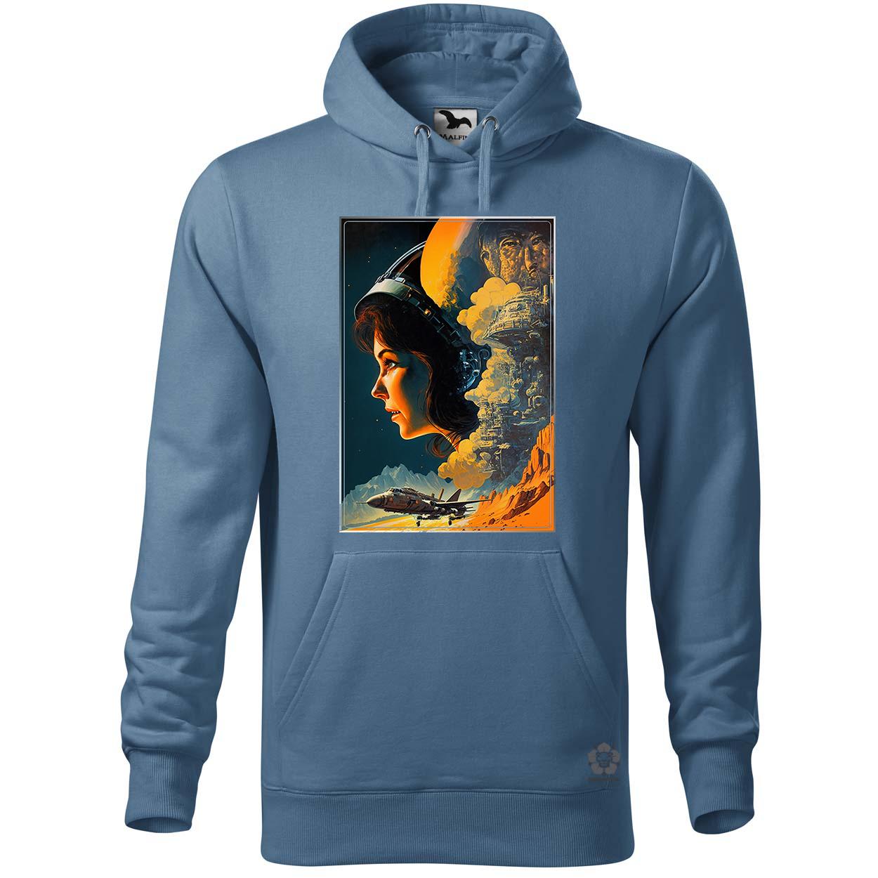 Retró sci-fi v7 egyedi  pulóver 