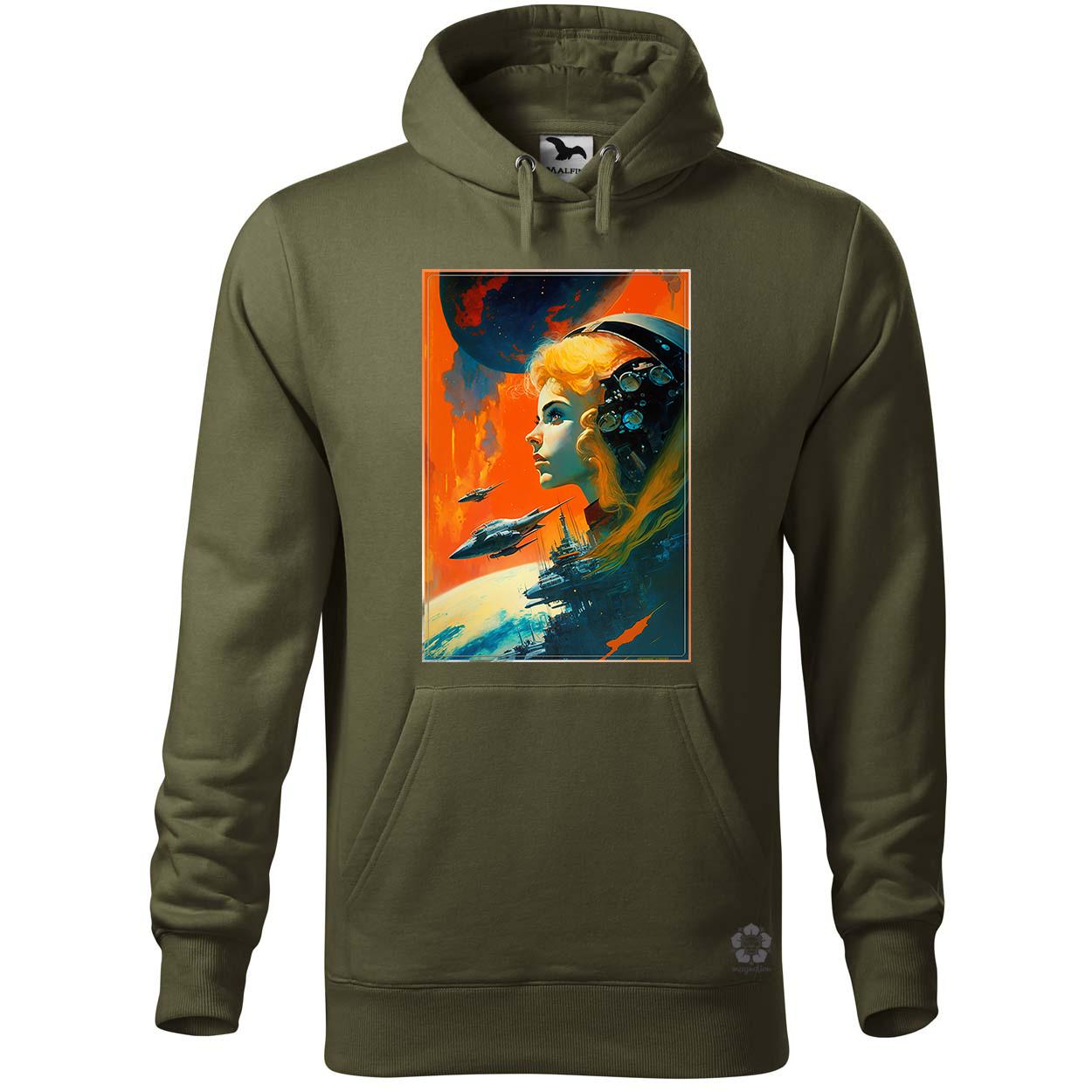 Retró sci-fi v8 egyedi  pulóver 