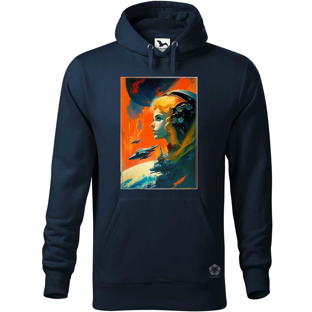 Retró sci-fi v8 egyedi  pulóver 