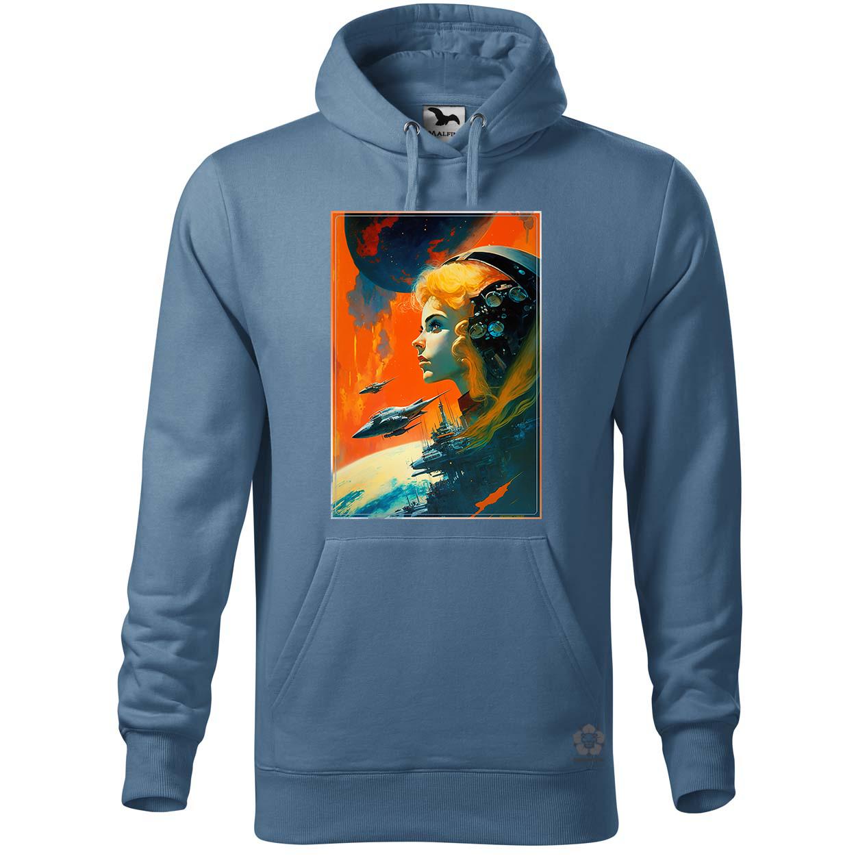 Retró sci-fi v8 egyedi  pulóver 