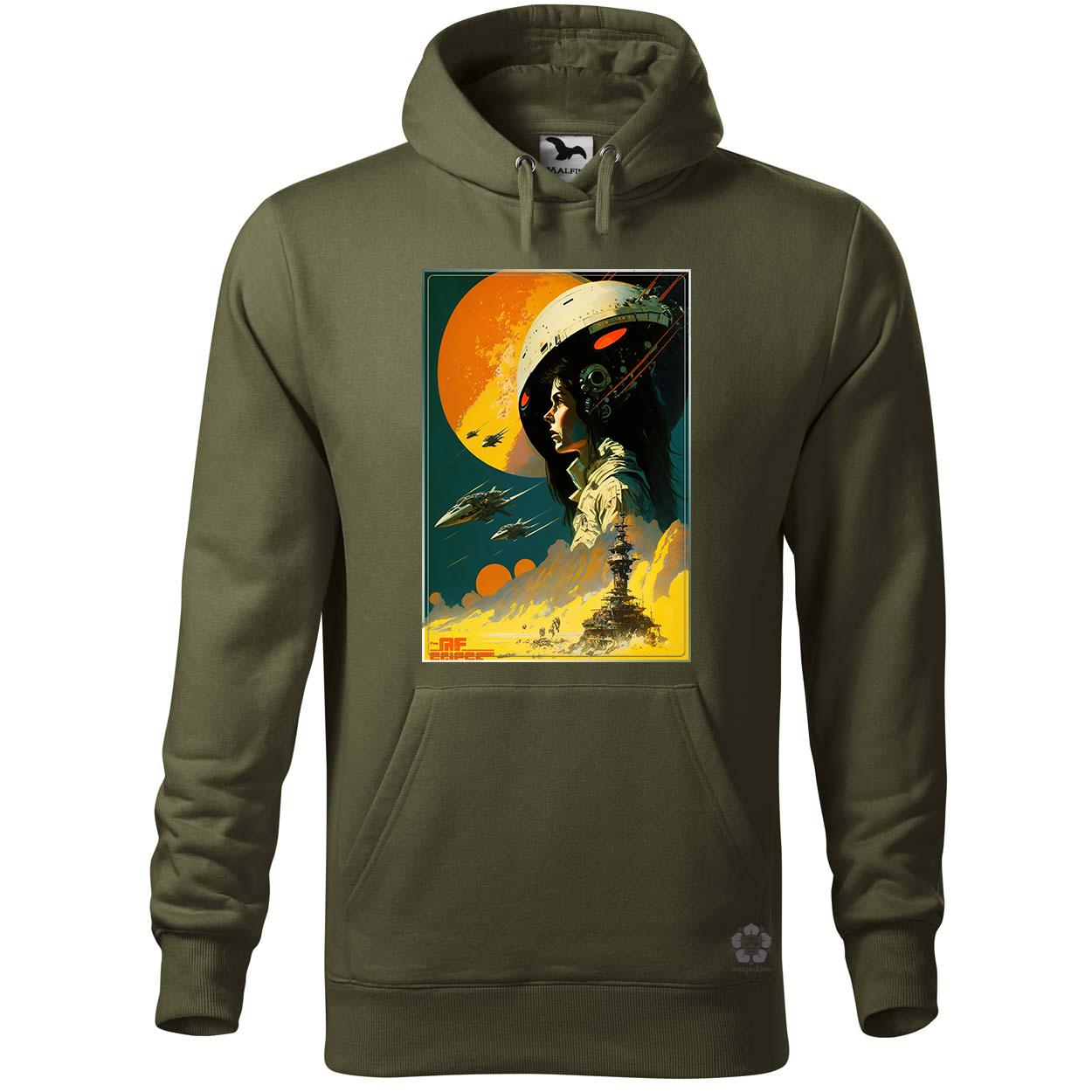 Retró sci-fi v10 egyedi  pulóver 