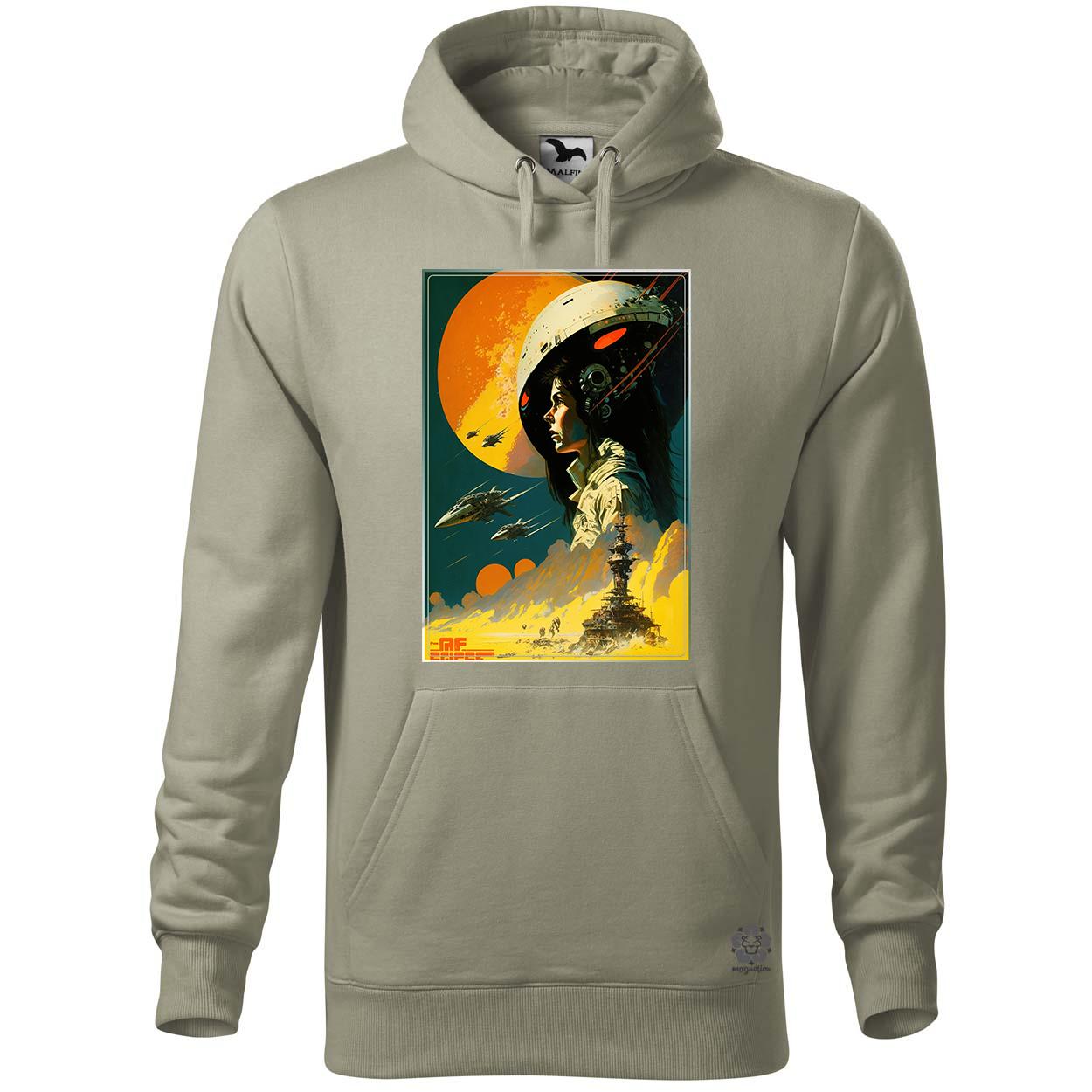 Retró sci-fi v10 egyedi  pulóver 