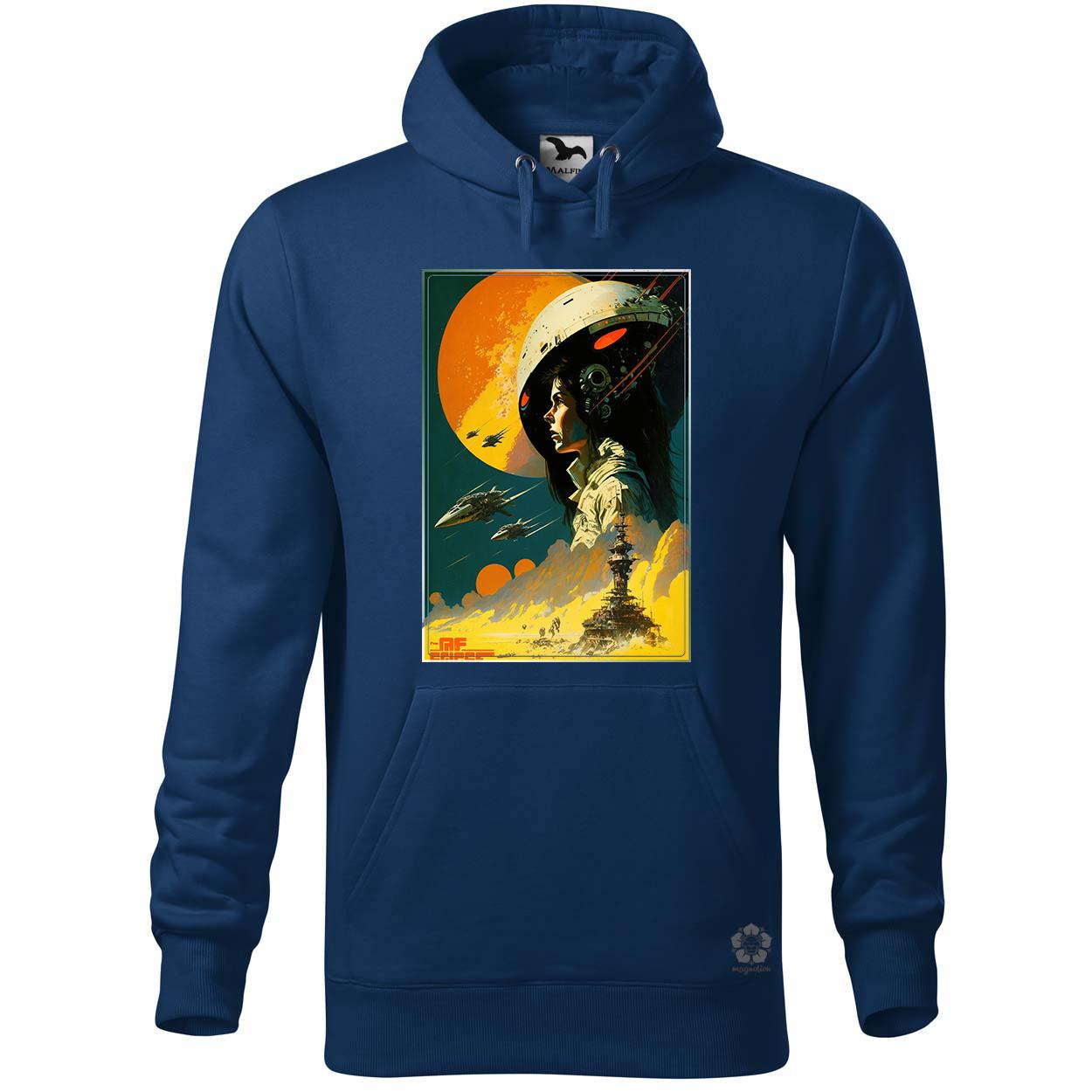 Retró sci-fi v10 egyedi  pulóver 