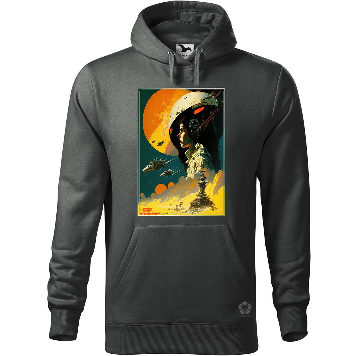 Retró sci-fi v10 egyedi  pulóver 