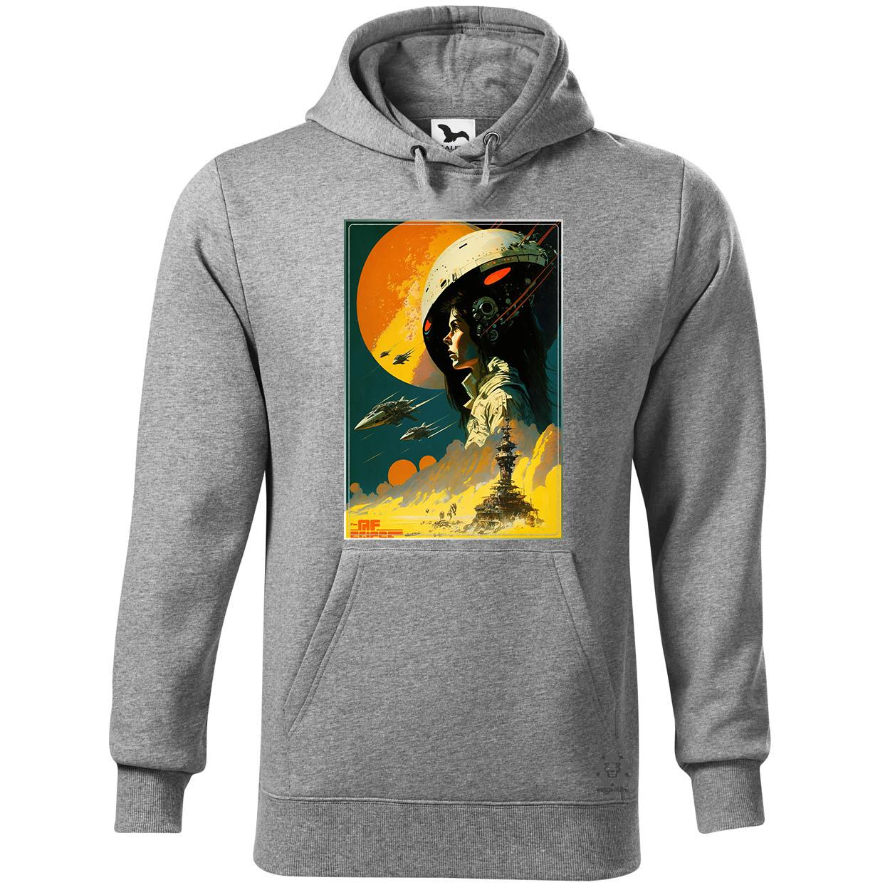 Retró sci-fi v10 egyedi  pulóver 