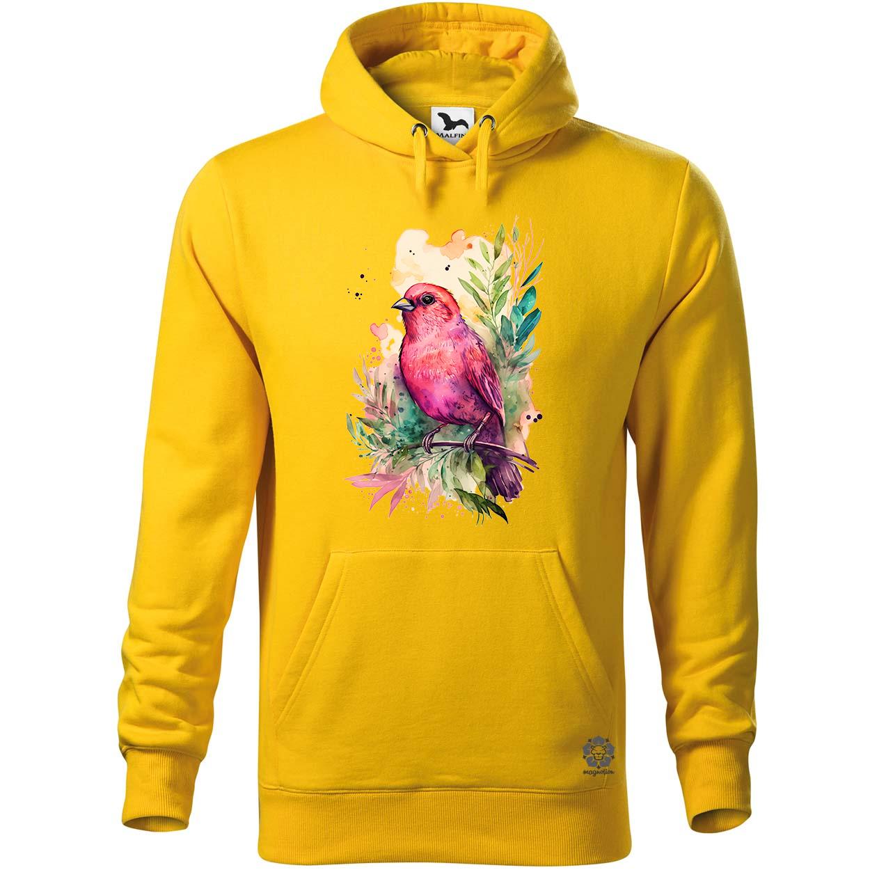 Rózsaszín madár v2 egyedi  pulóver 
