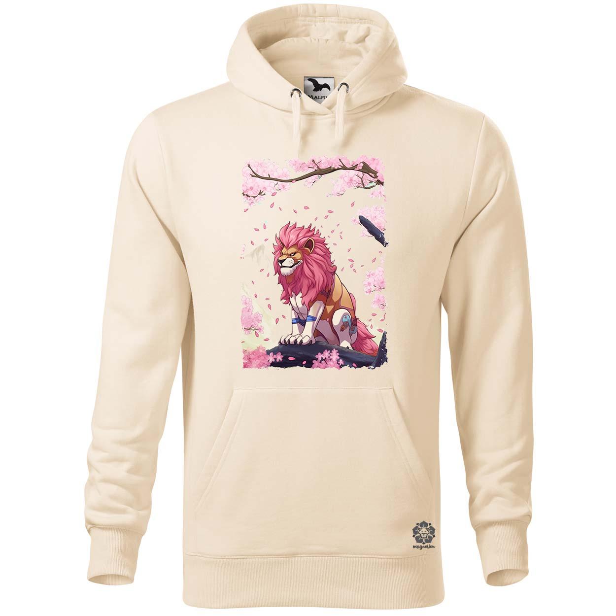 Sakura oroszlán egyedi  pulóver 
