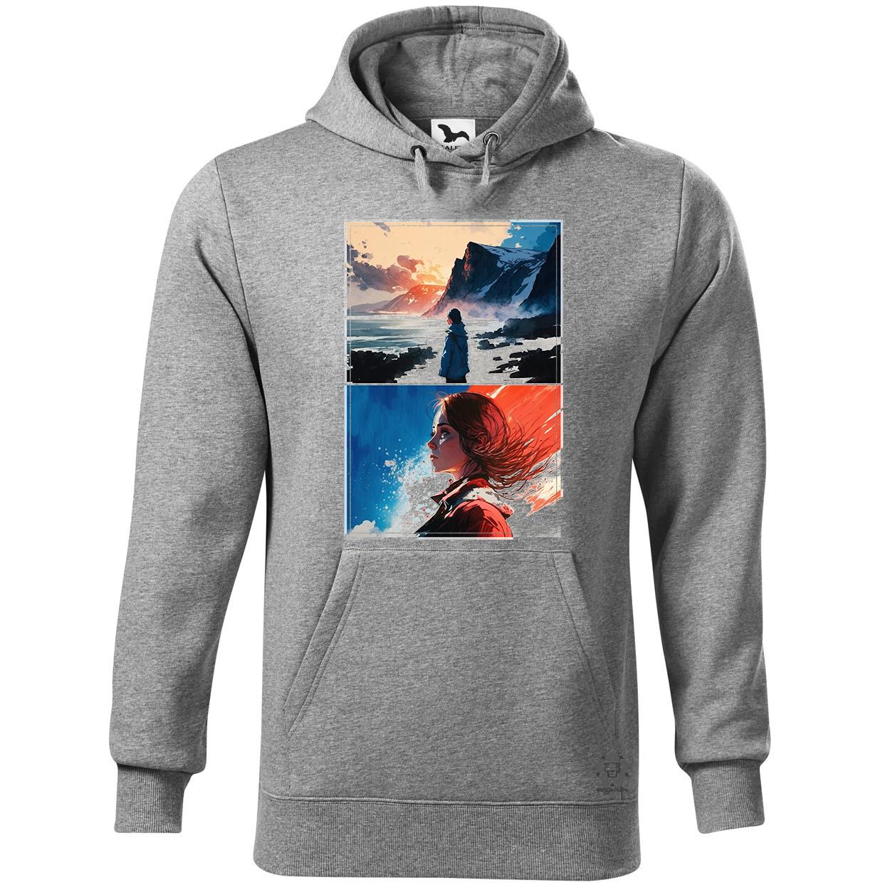 Skandináv tájkép v2 egyedi  pulóver 