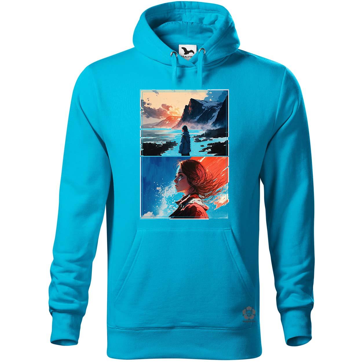 Skandináv tájkép v2 egyedi  pulóver 