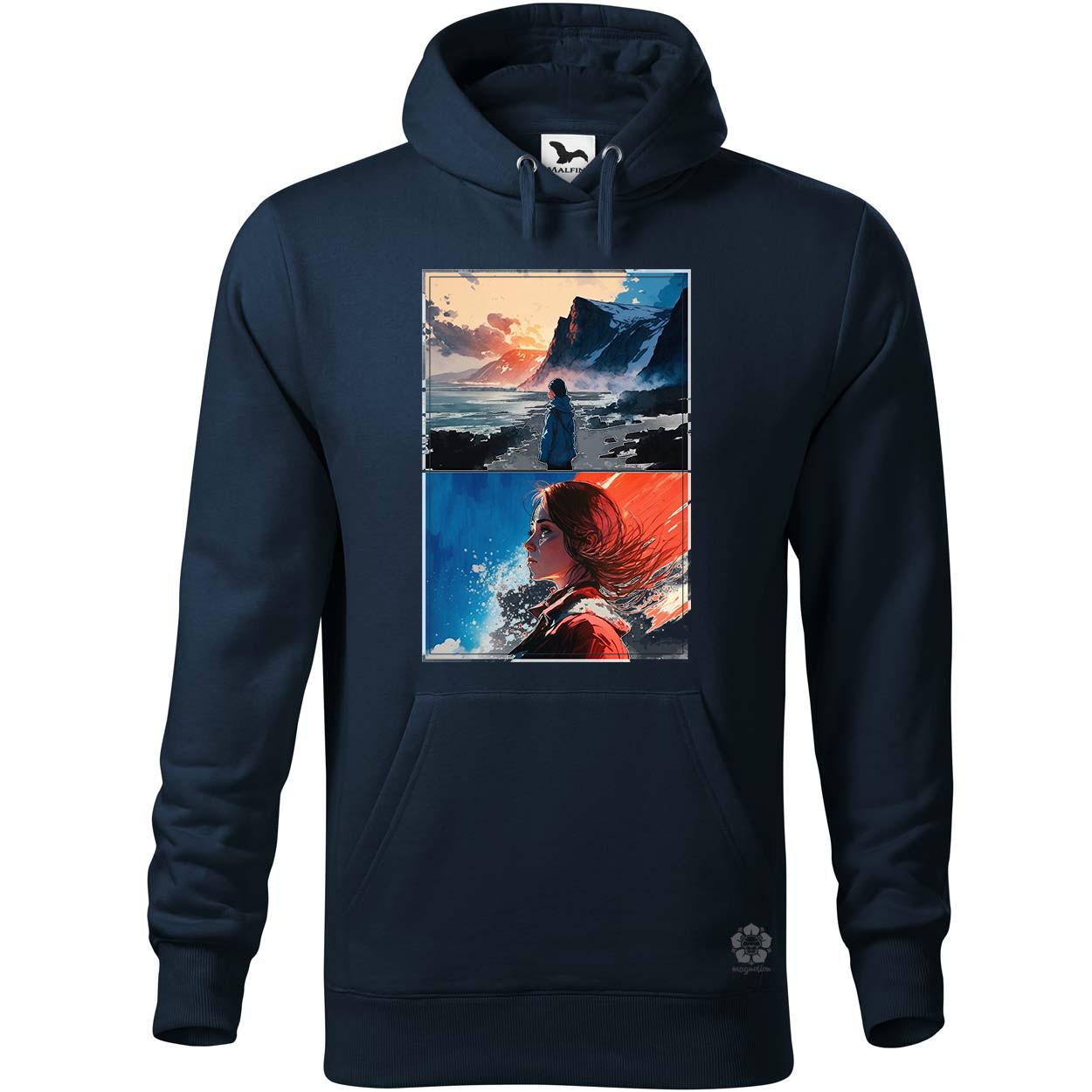 Skandináv tájkép v2 egyedi  pulóver 