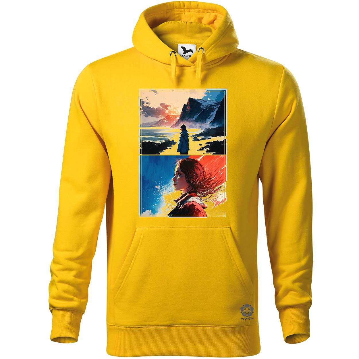 Skandináv tájkép v2 egyedi  pulóver 