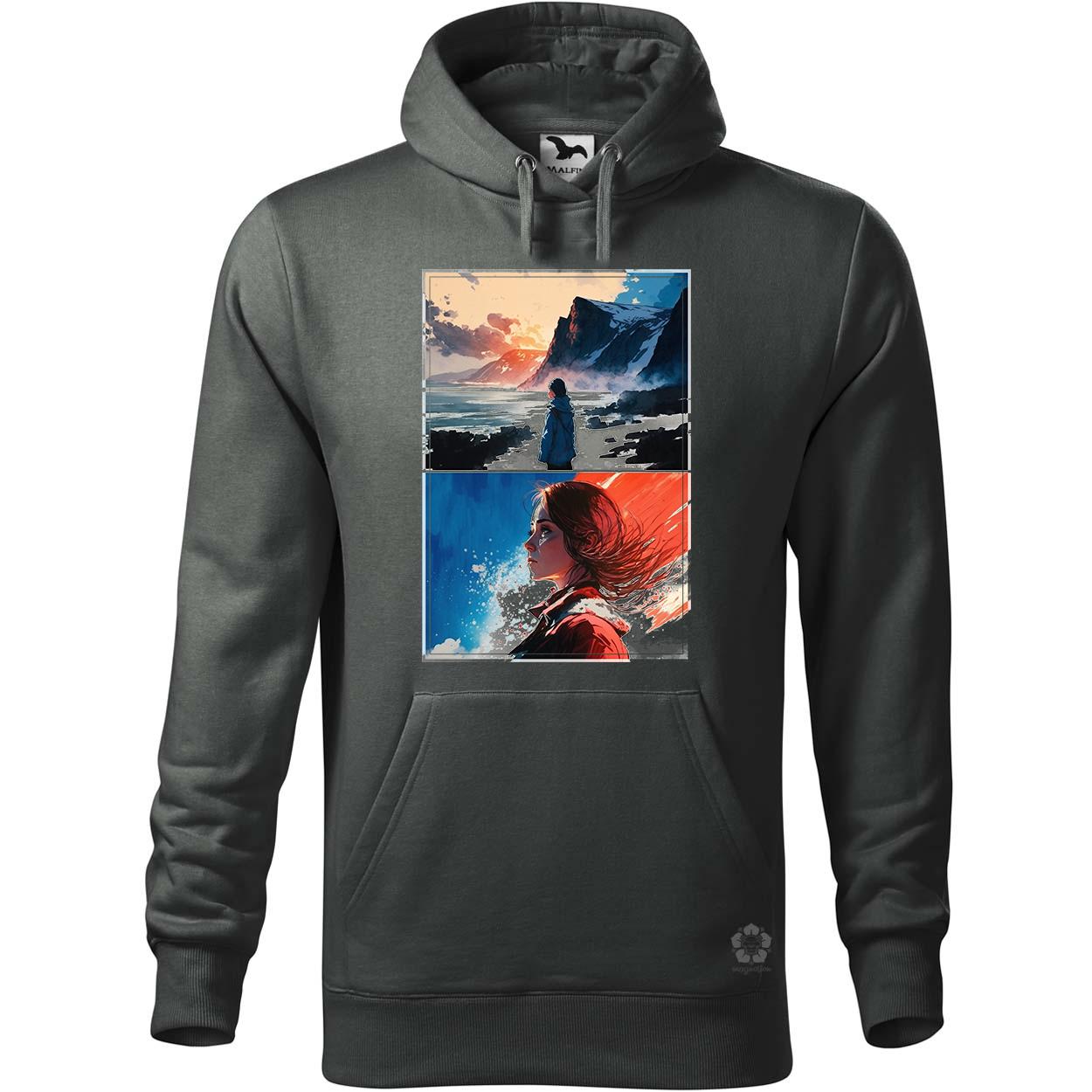Skandináv tájkép v2 egyedi  pulóver 