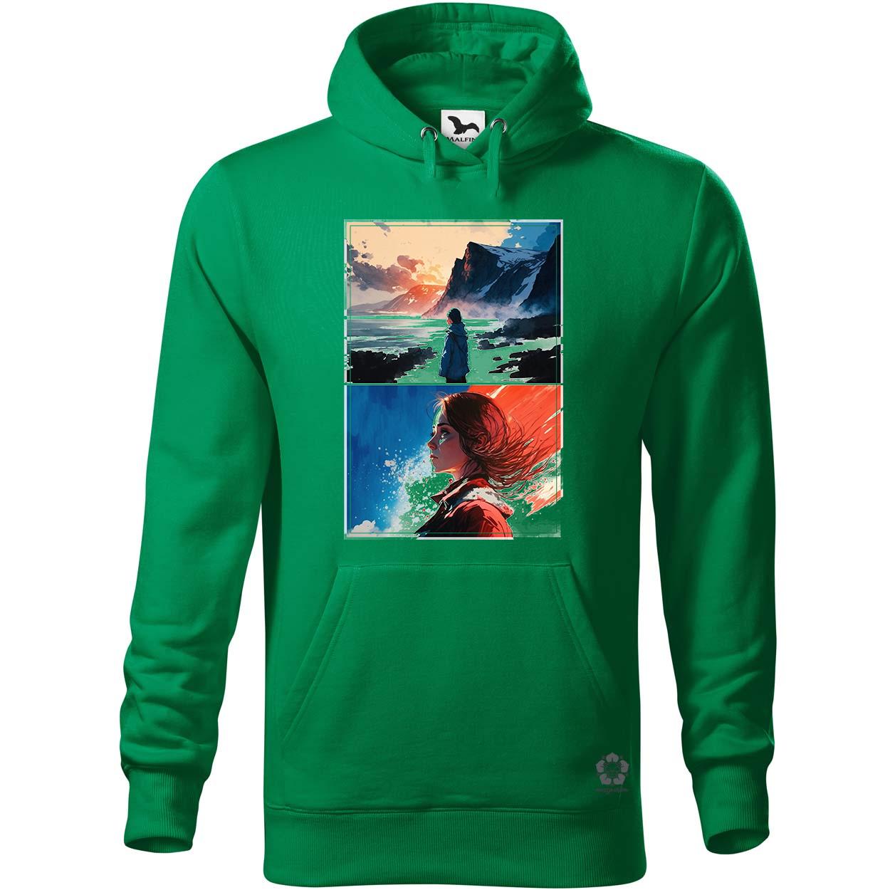 Skandináv tájkép v2 egyedi  pulóver 