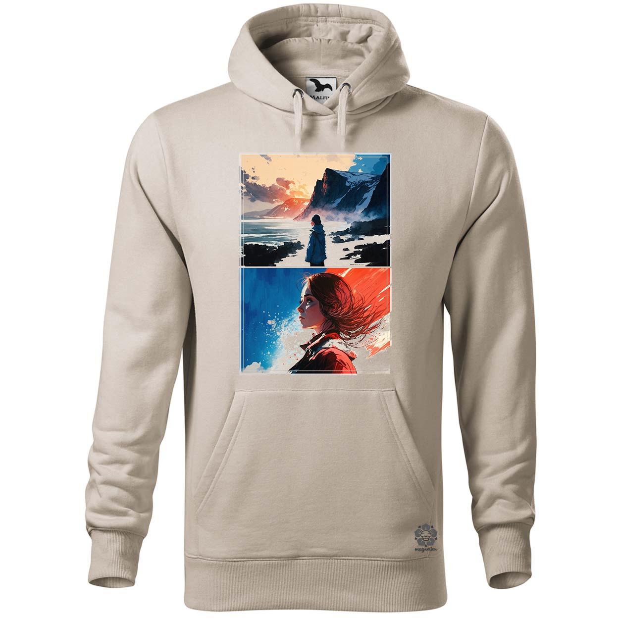 Skandináv tájkép v2 egyedi  pulóver 