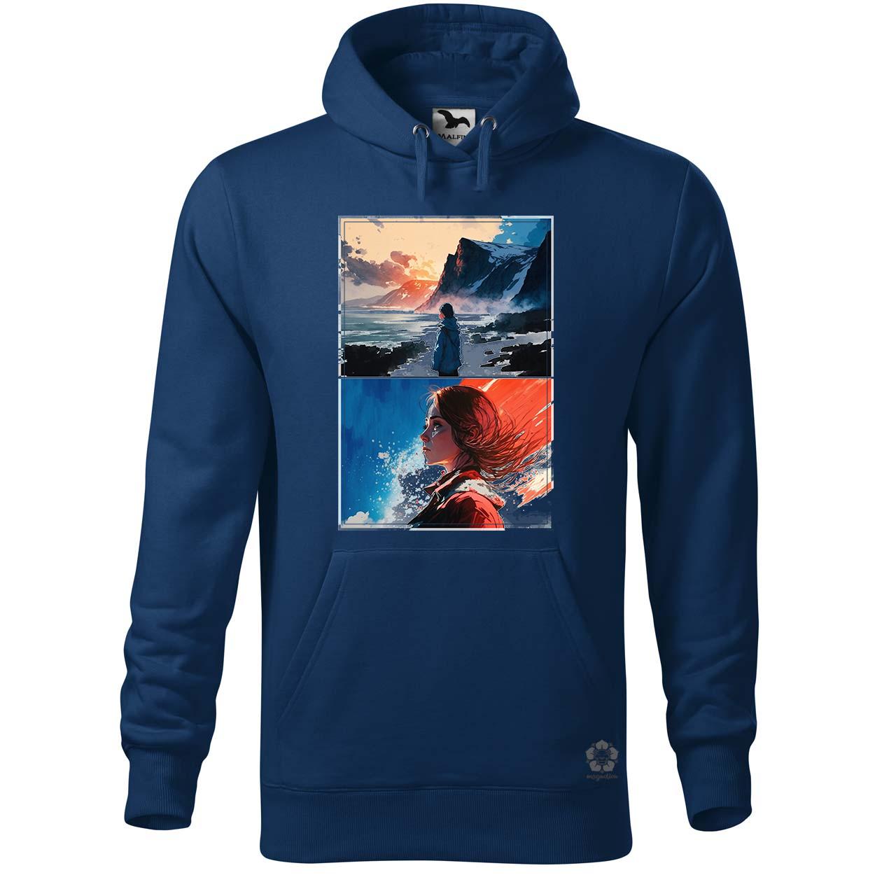 Skandináv tájkép v2 egyedi  pulóver 