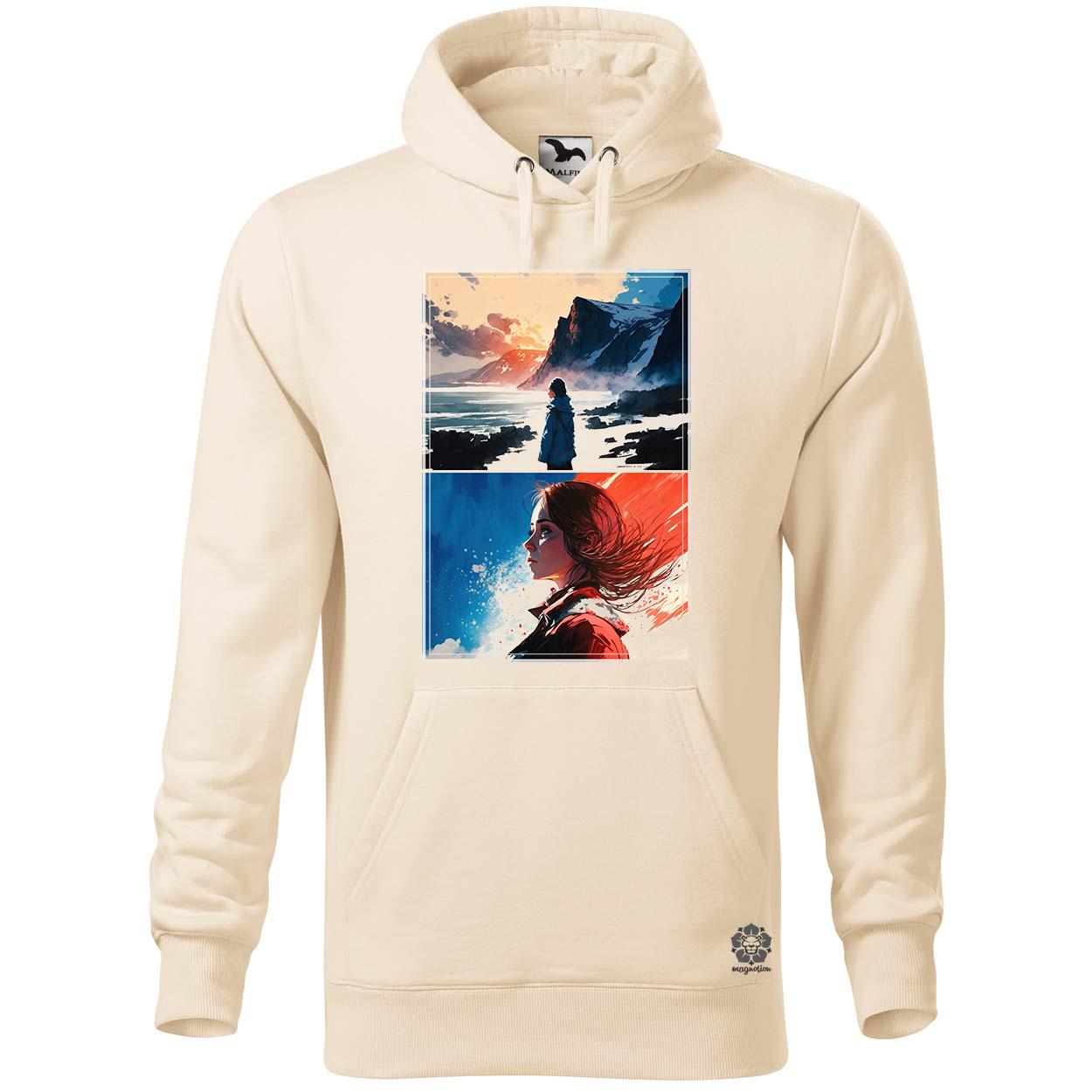 Skandináv tájkép v2 egyedi  pulóver 