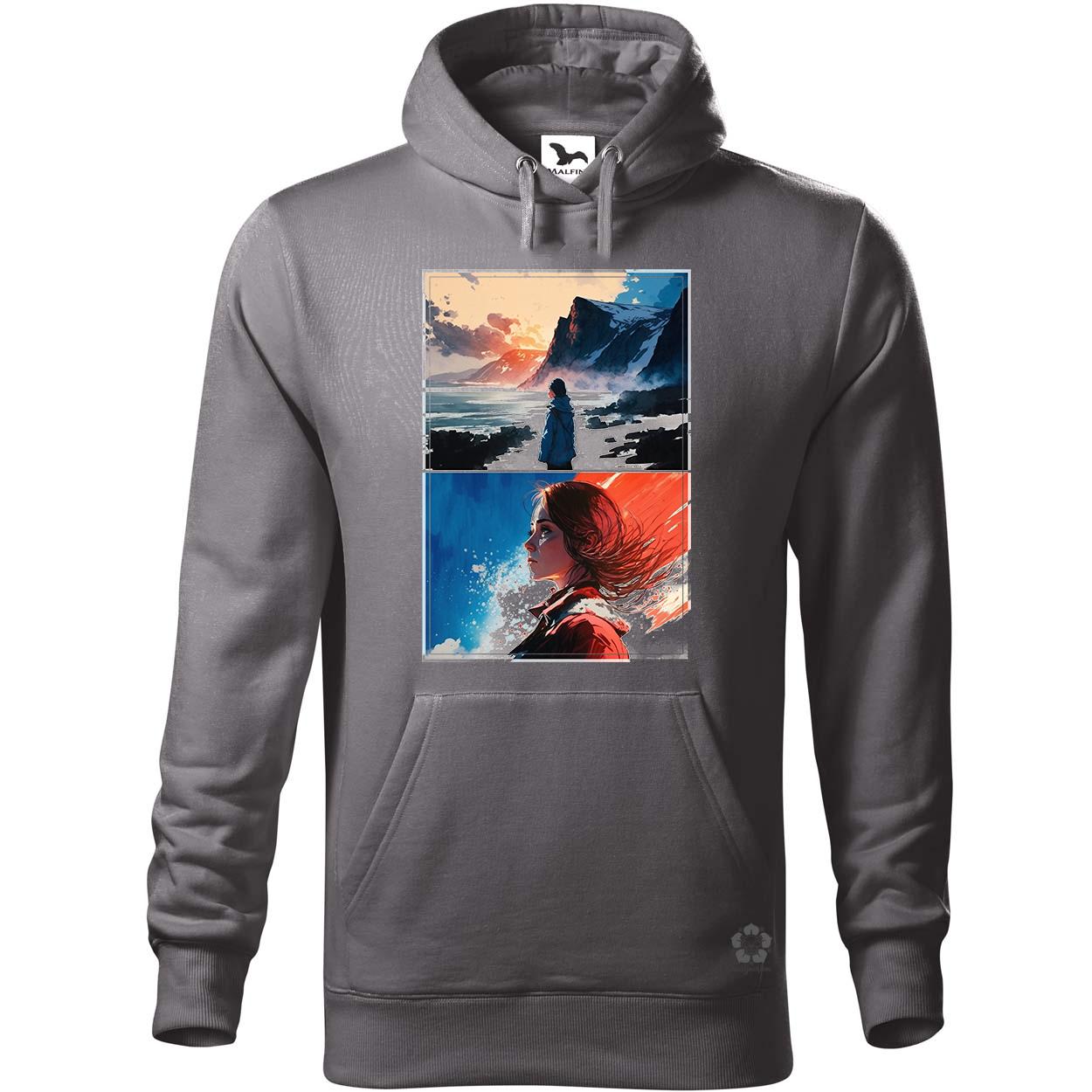Skandináv tájkép v2 egyedi  pulóver 