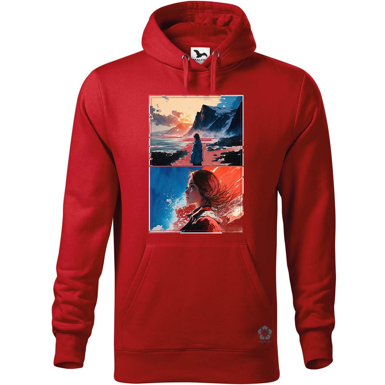 Skandináv tájkép v2 egyedi  pulóver 