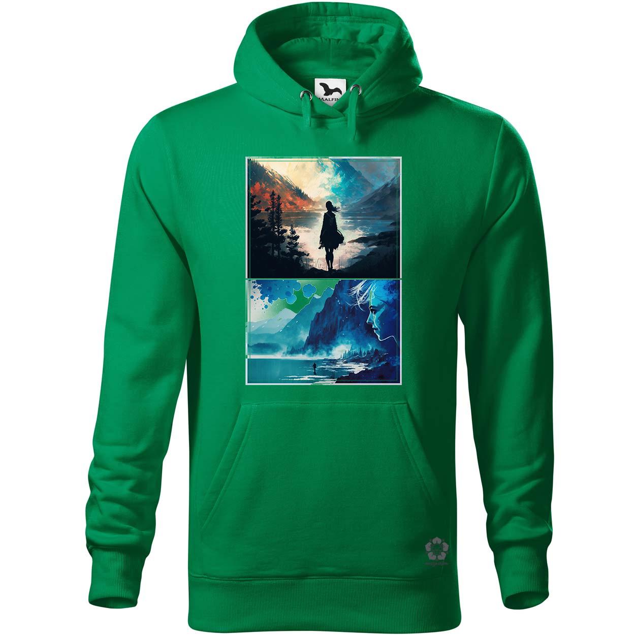 Skandináv tájkép v3 egyedi  pulóver 