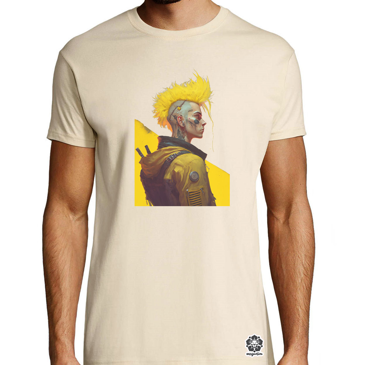 Yellowpunk férfi v1 egyedi póló 