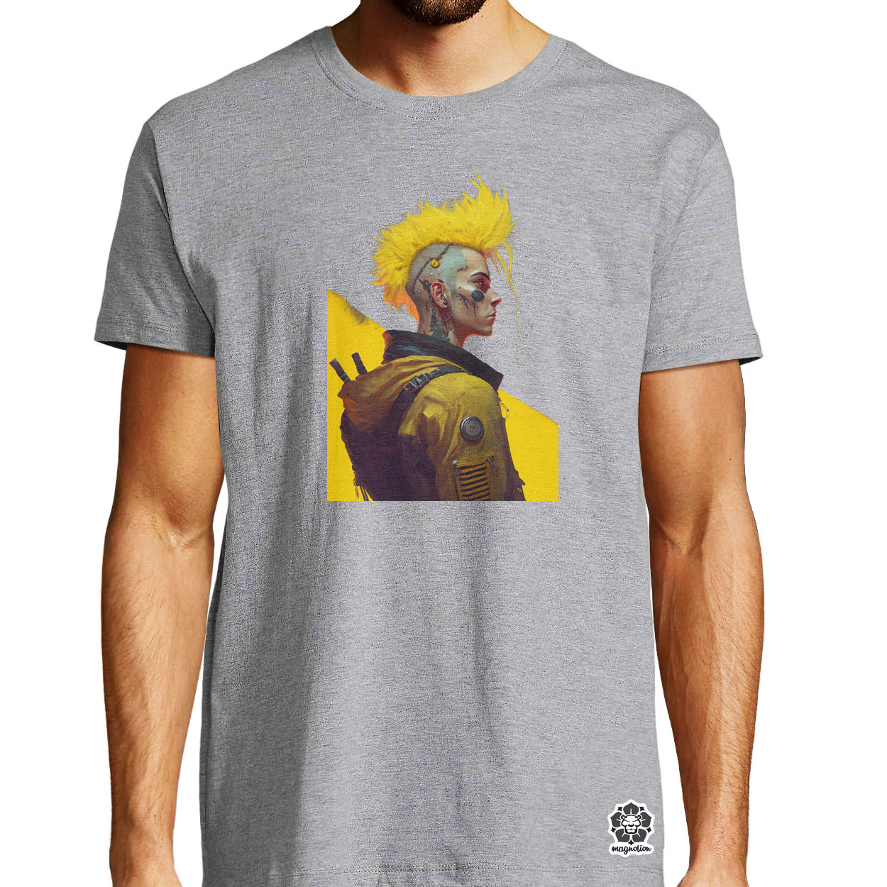 Yellowpunk férfi v1 egyedi póló 